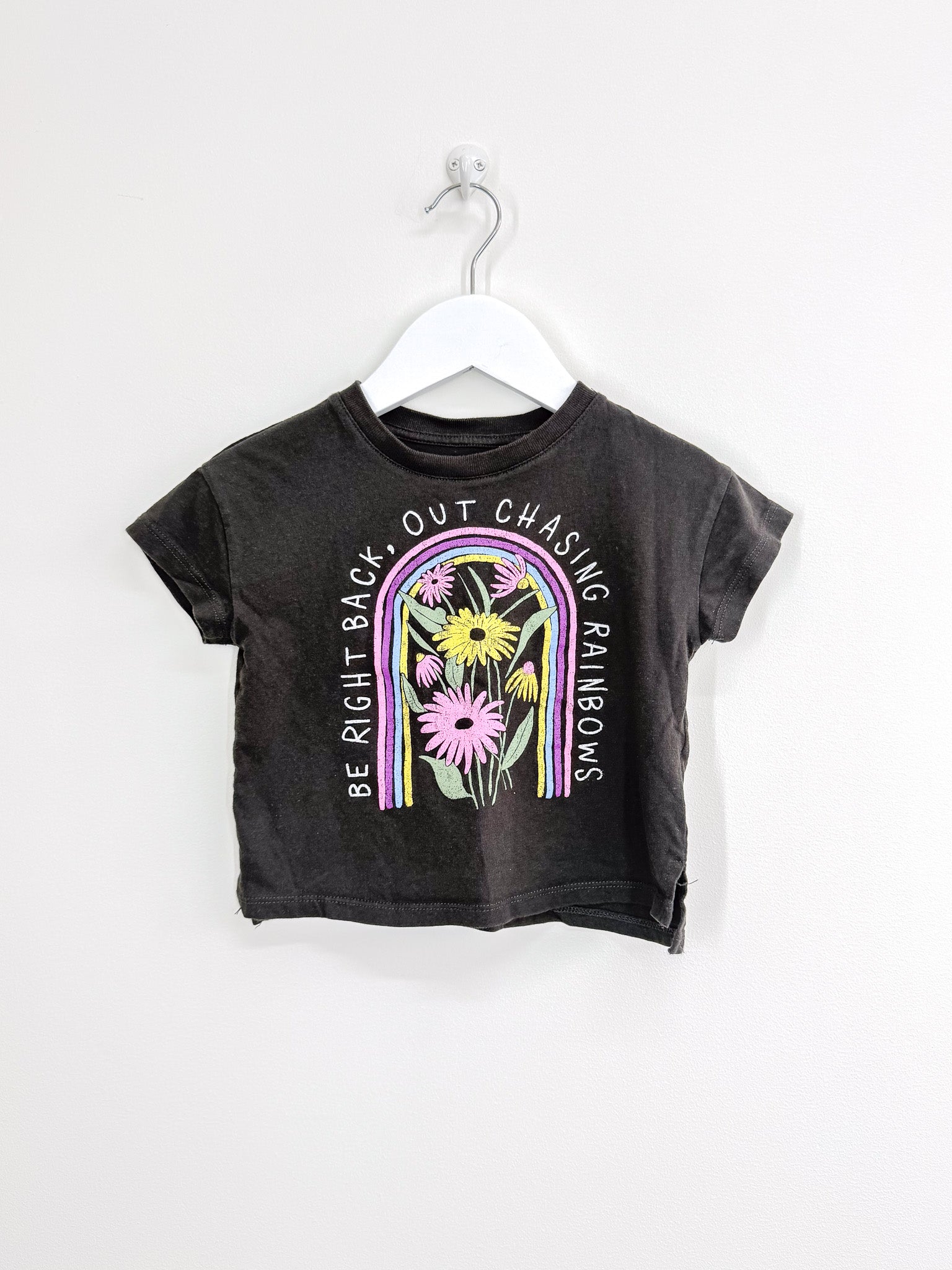 Cotton On Kids chasing rainbows short sleeve tee (2y)