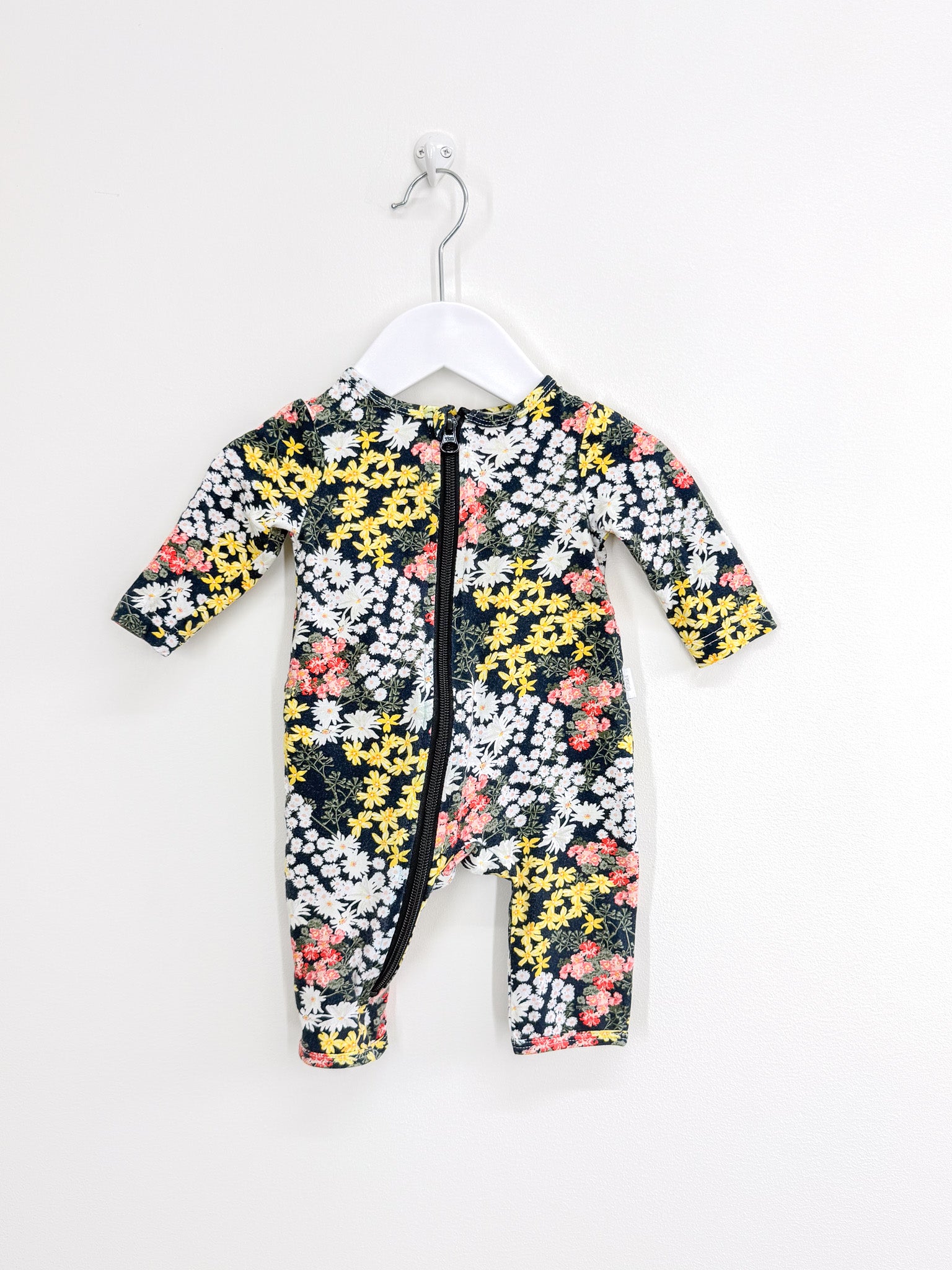Fred Bare floral zipsuit (0-3m)