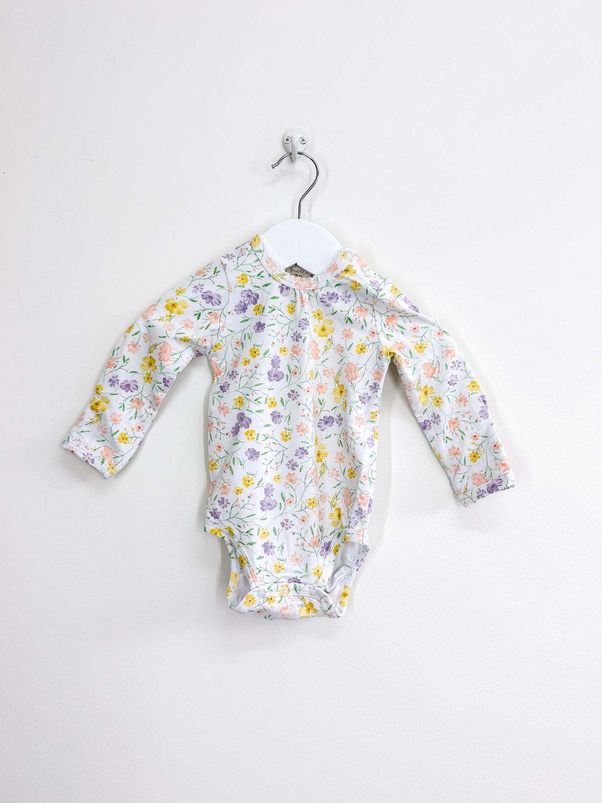 Little Bundle long sleeve floral bodysuit (3-6m)
