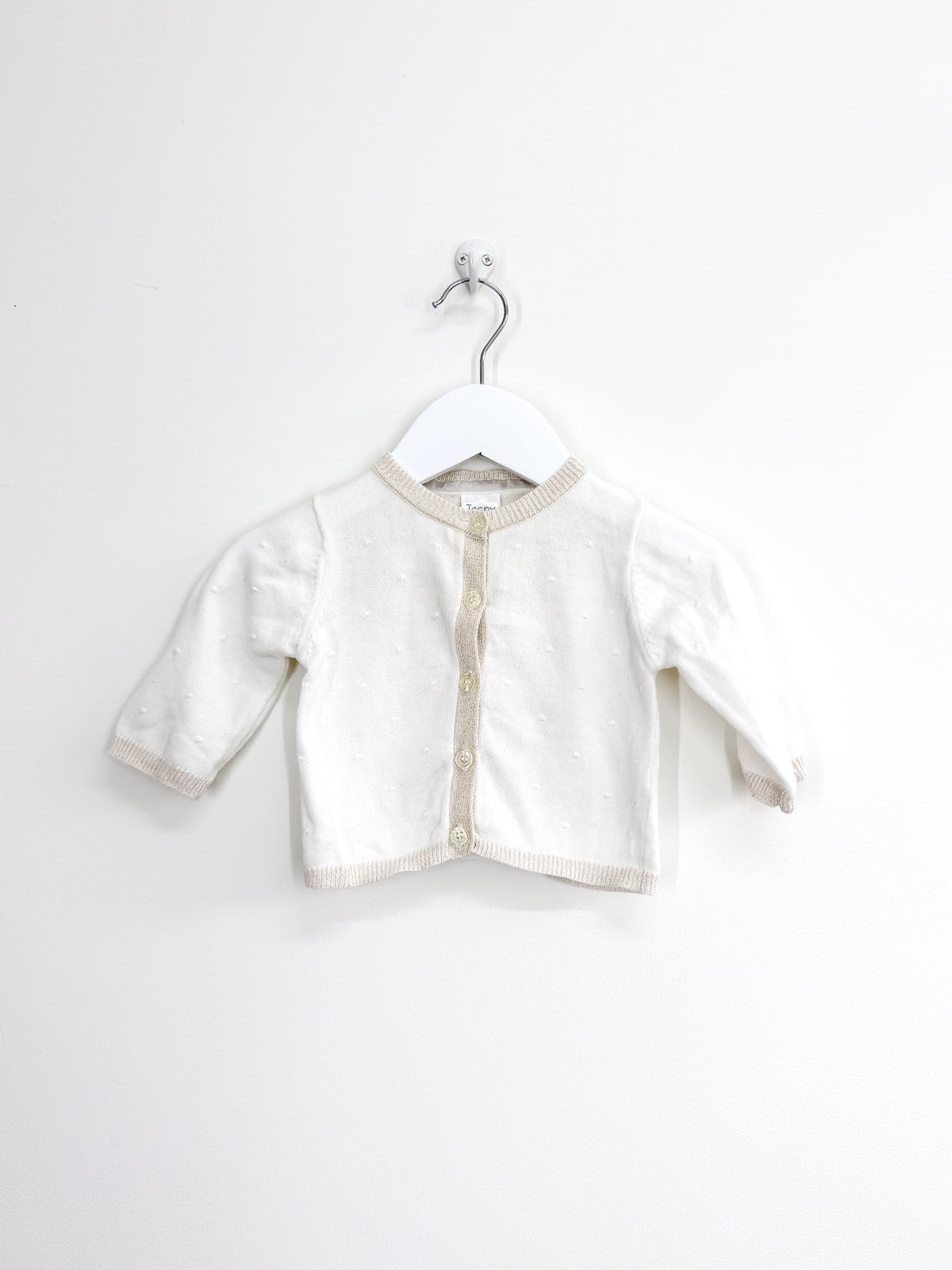 Teeny Weeny lightweight knit cardigan (0-3m)