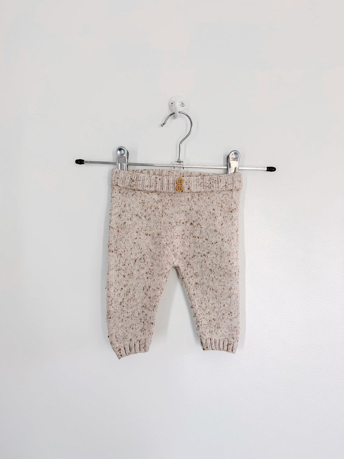 Wilson & Frenchy Wilson & Frenchy knit leggings - almond fleck (0-3m)