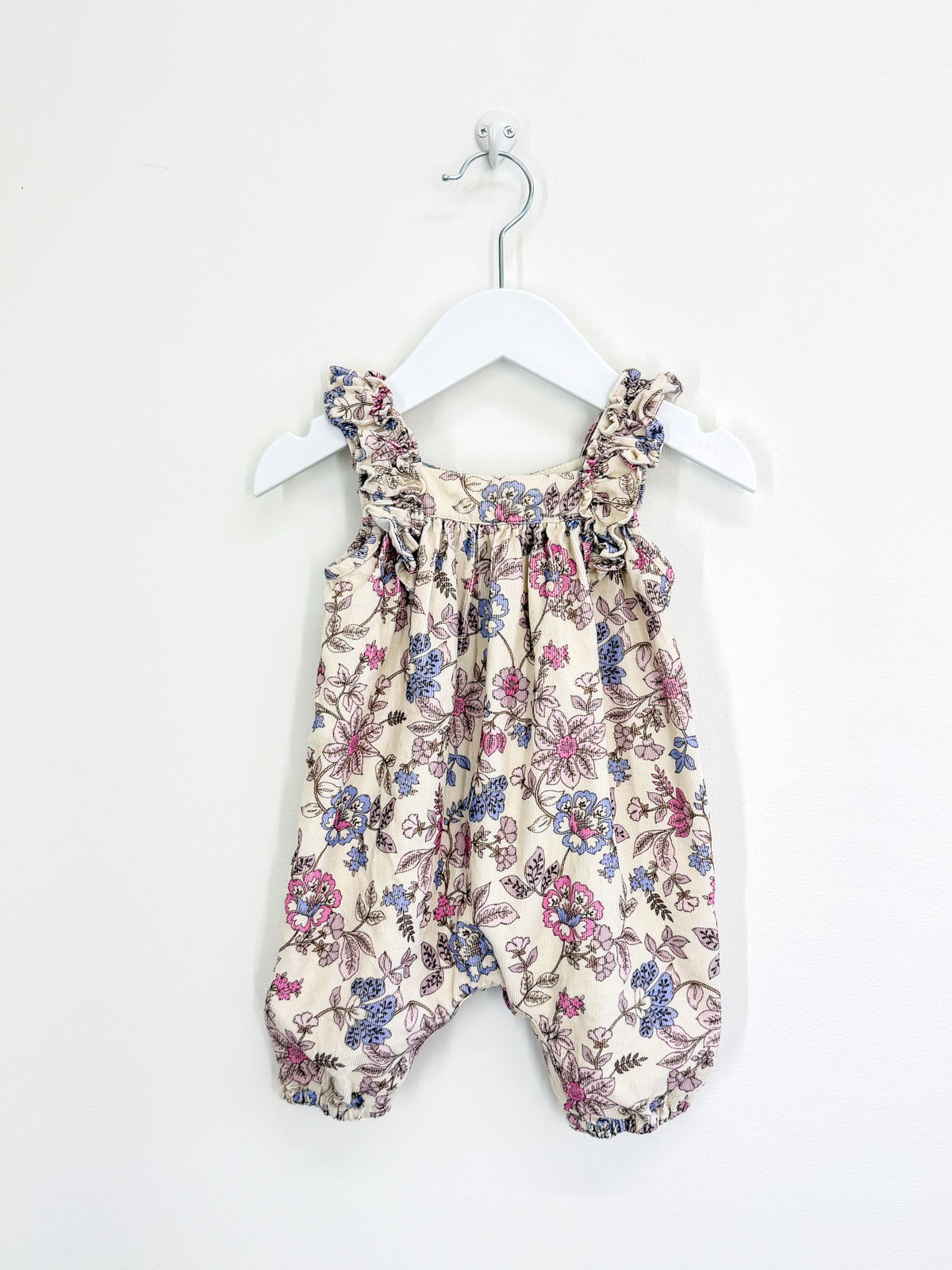 Country Road organic ruffle cord overalls (0-3m)
