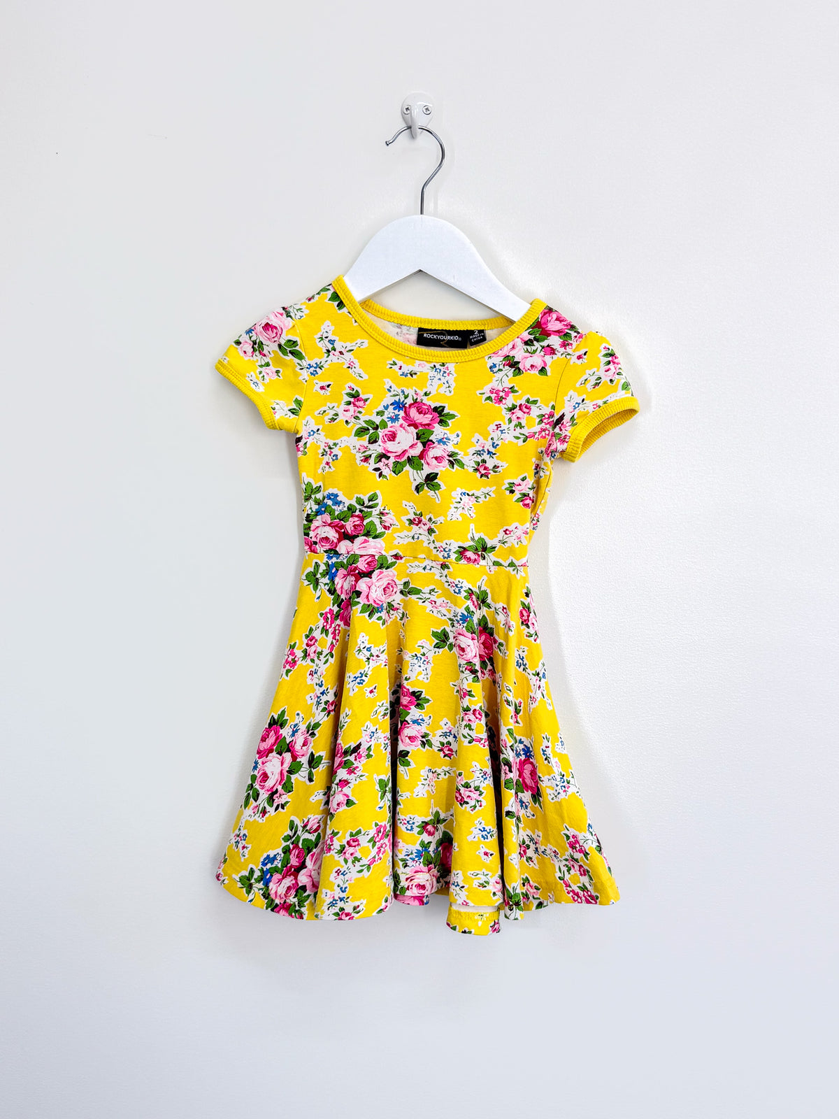 Rock Your Kid short sleeve beatrice waisted dress (2y)