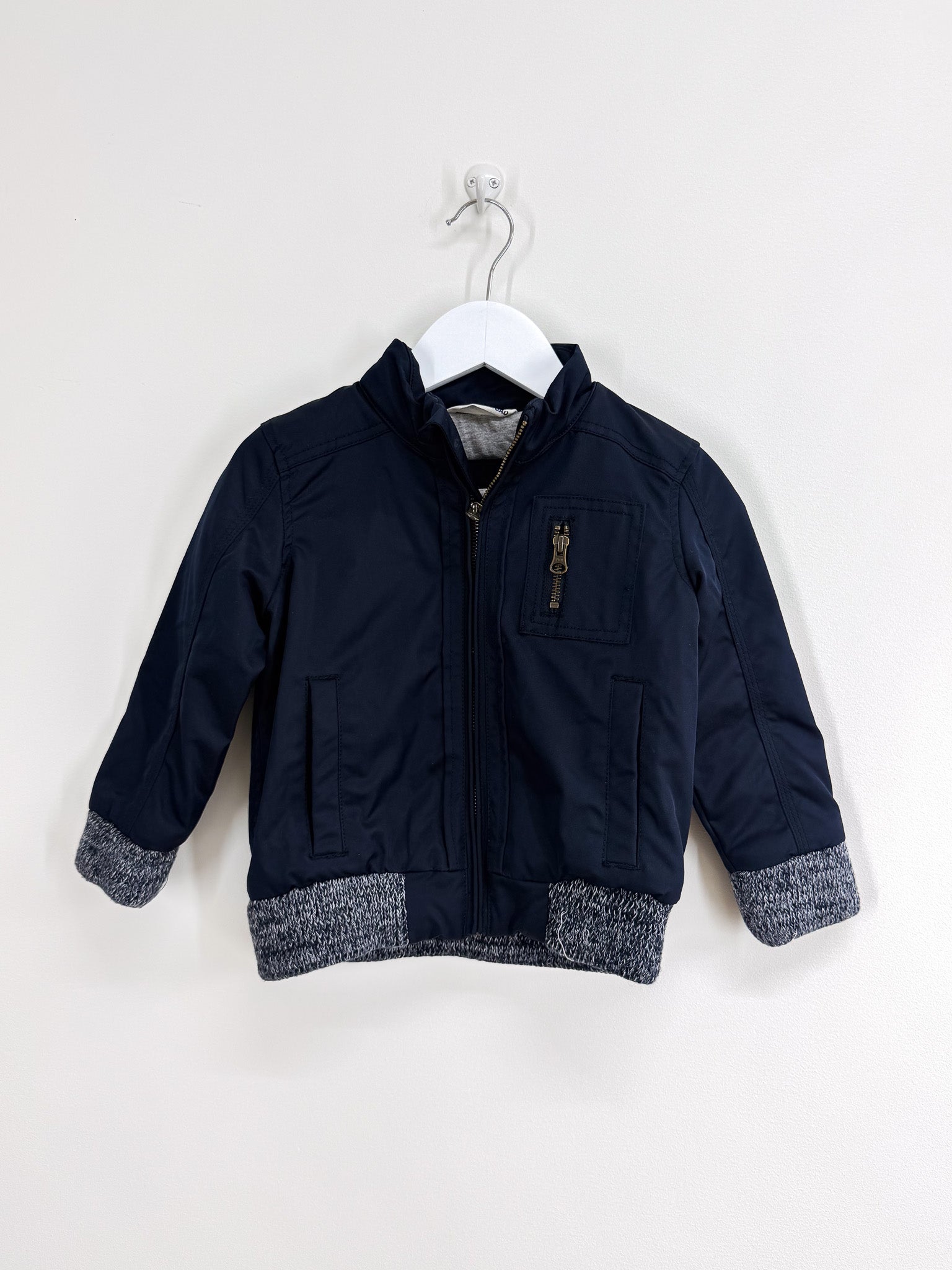 Country Road wadded navy bomber jacket (2-3y)