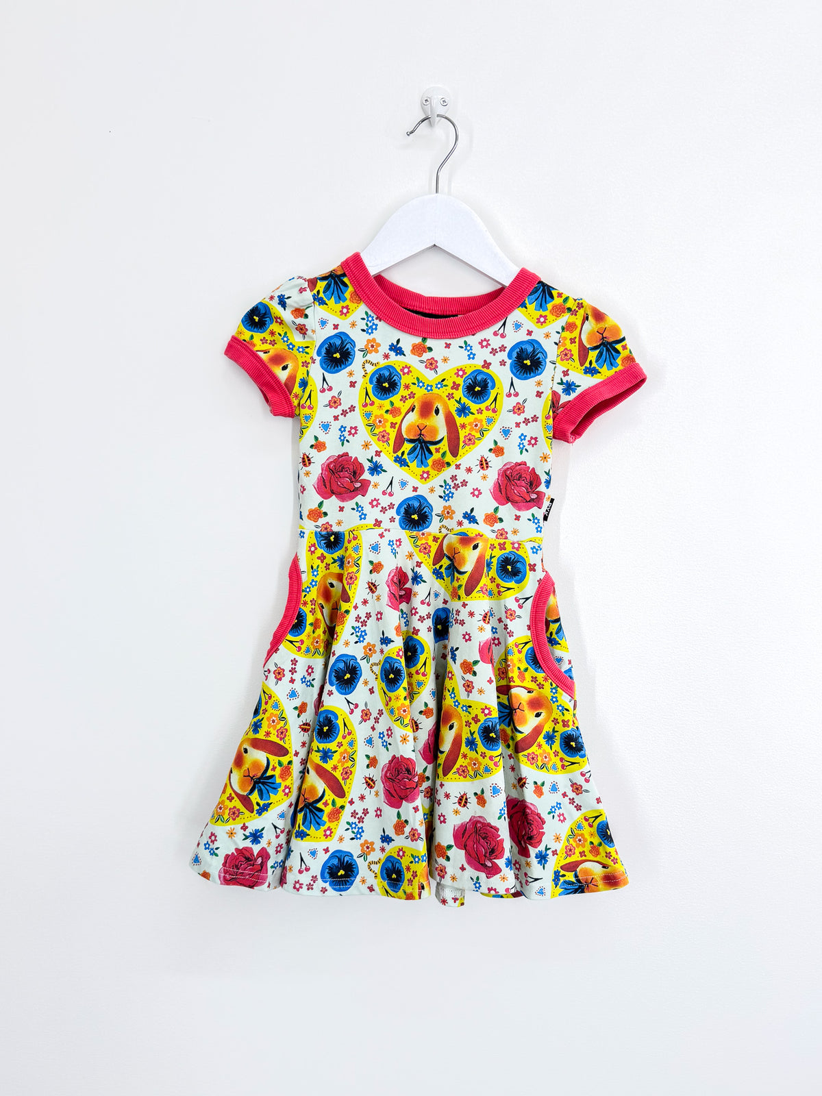 Rock Your Kid bunny heart wasited dress (4y)