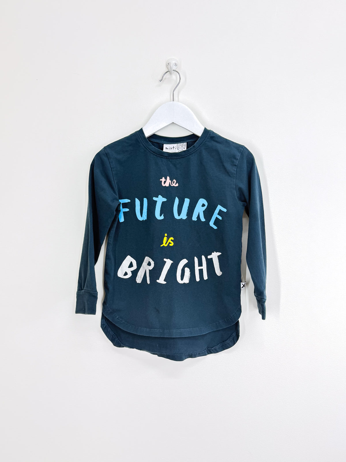 Minti the future is bright long sleeve tee (4y)