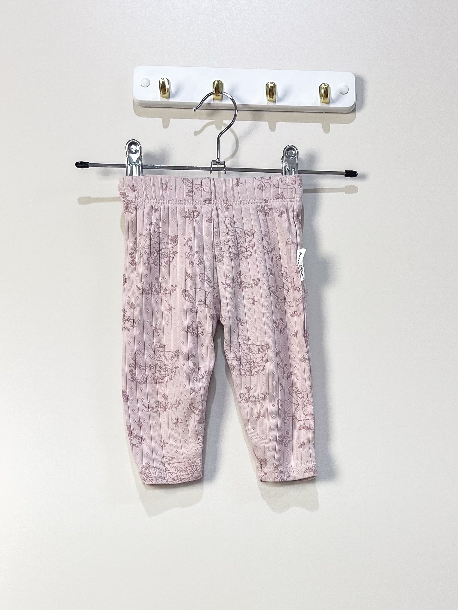 Aster & Oak organic duck family leggings (3-6m)