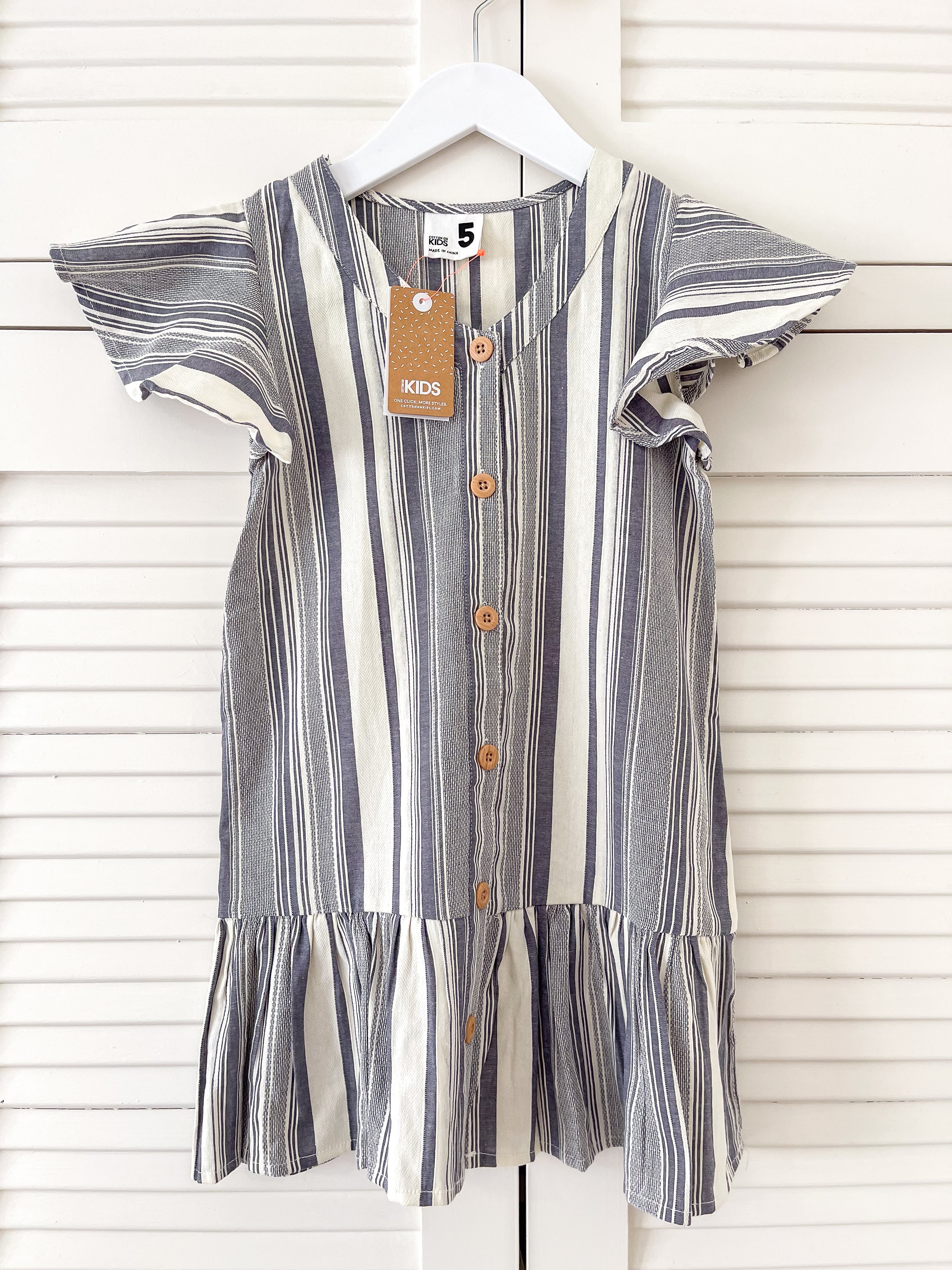 BNWT Cotton On Kids lola stripe dress (5y)