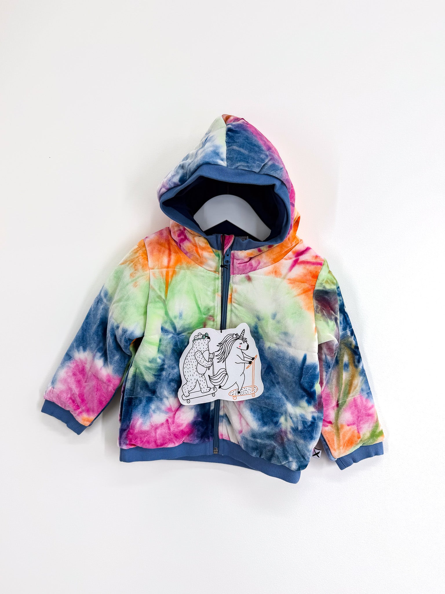 BNWT Minti magic padded velvet jacket (2y)