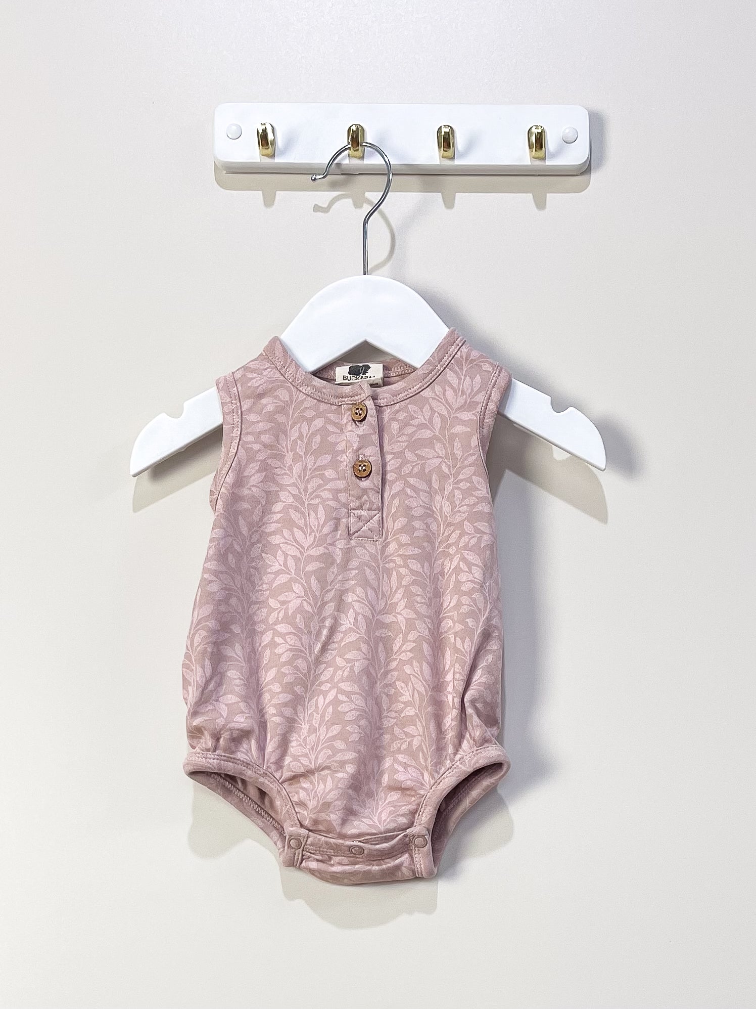 Buck & Baa organic bubblesuit (3-6m)