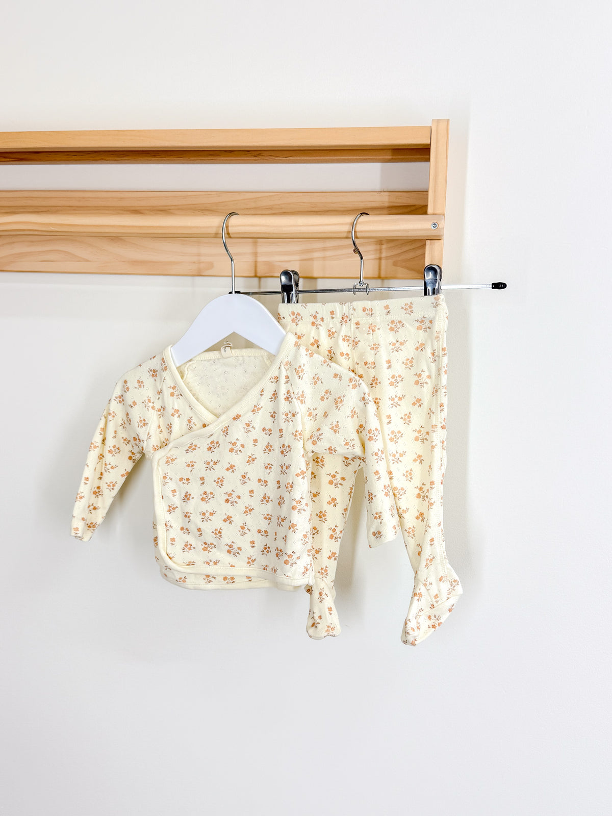 Quincy Mae organic pointelle set (3-6m)