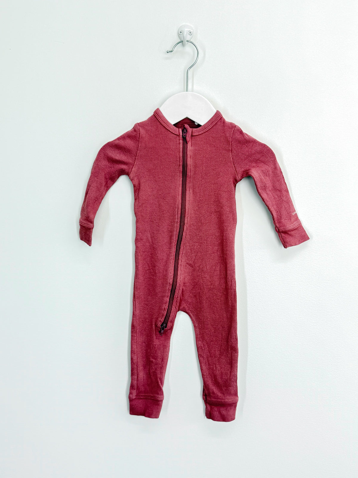 Country Road organic rib zipsuit (3-6m)