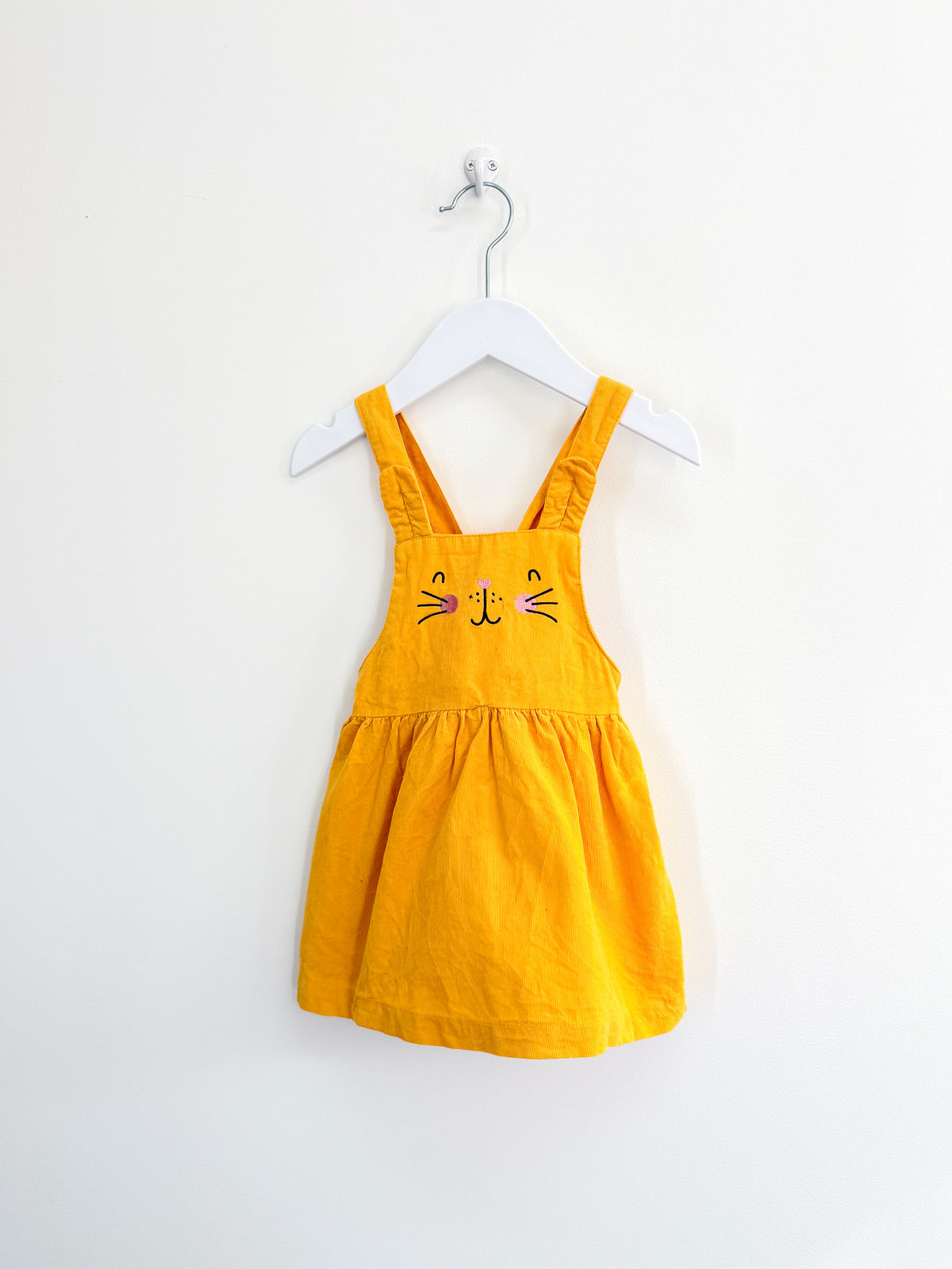 Teeny Weeny bunny pincord dress (12-18m)