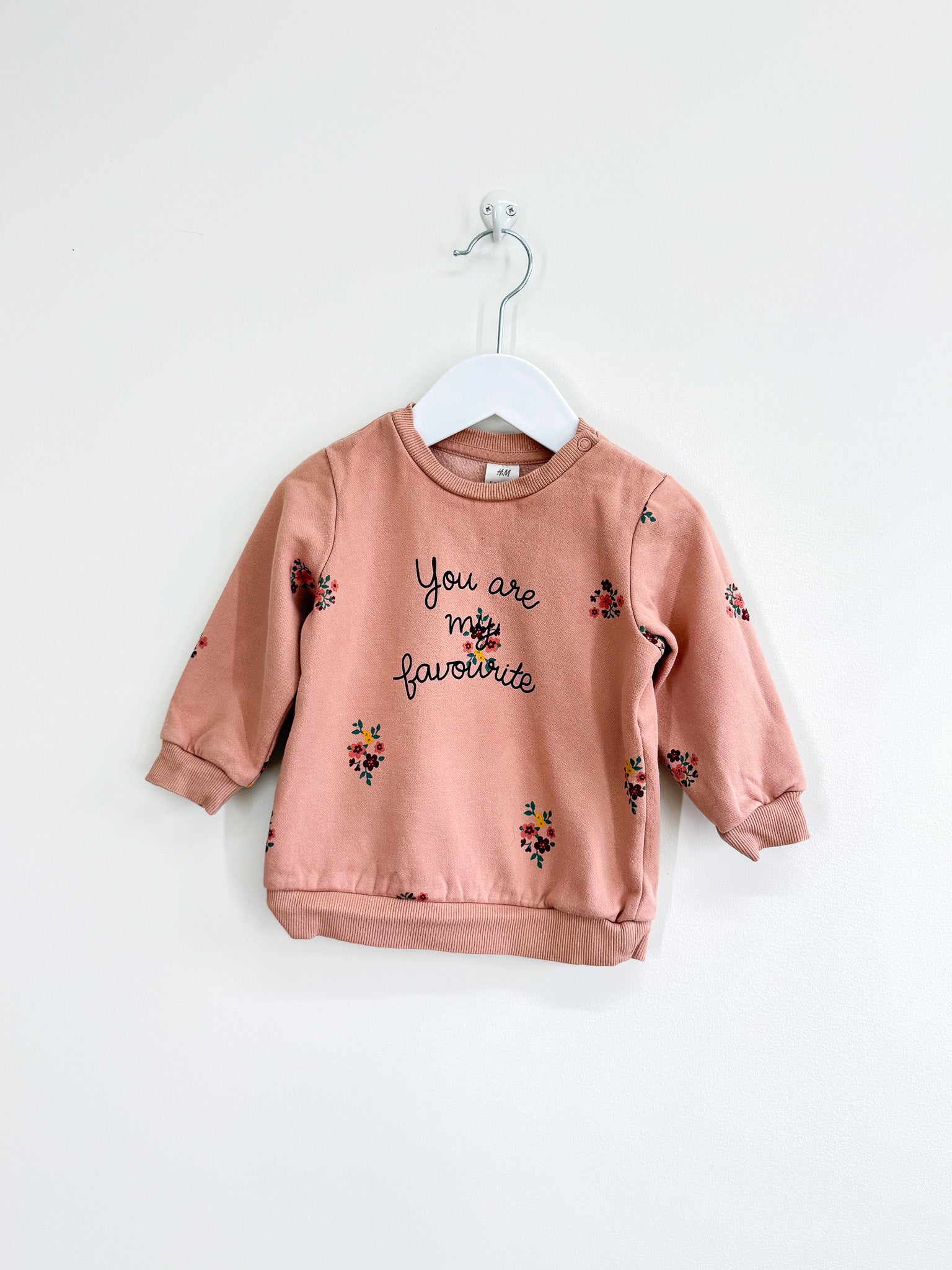 H&M you are my favourite pullover (9-12m)