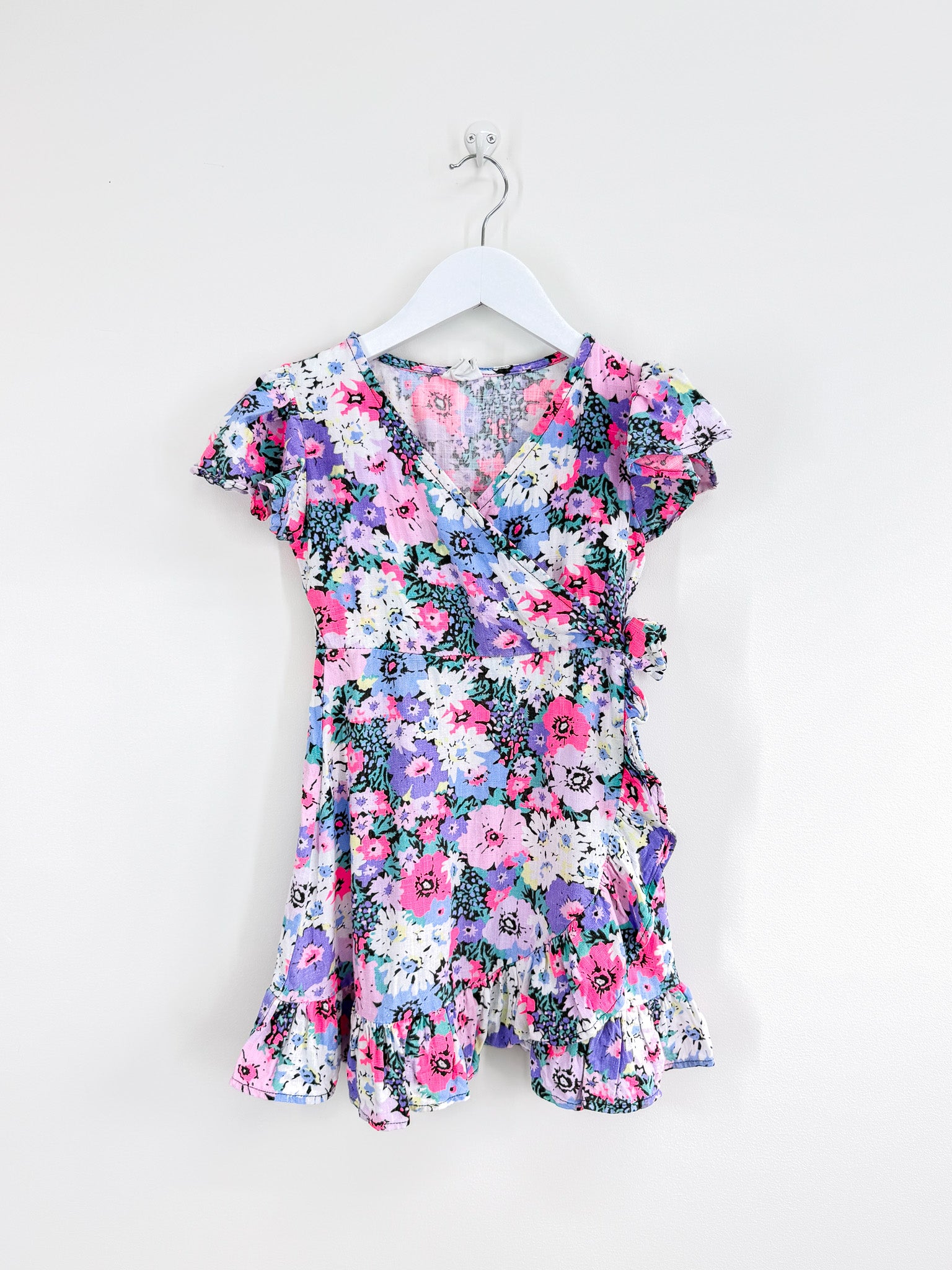 Cotton On Kids floral wrap dress (5y)