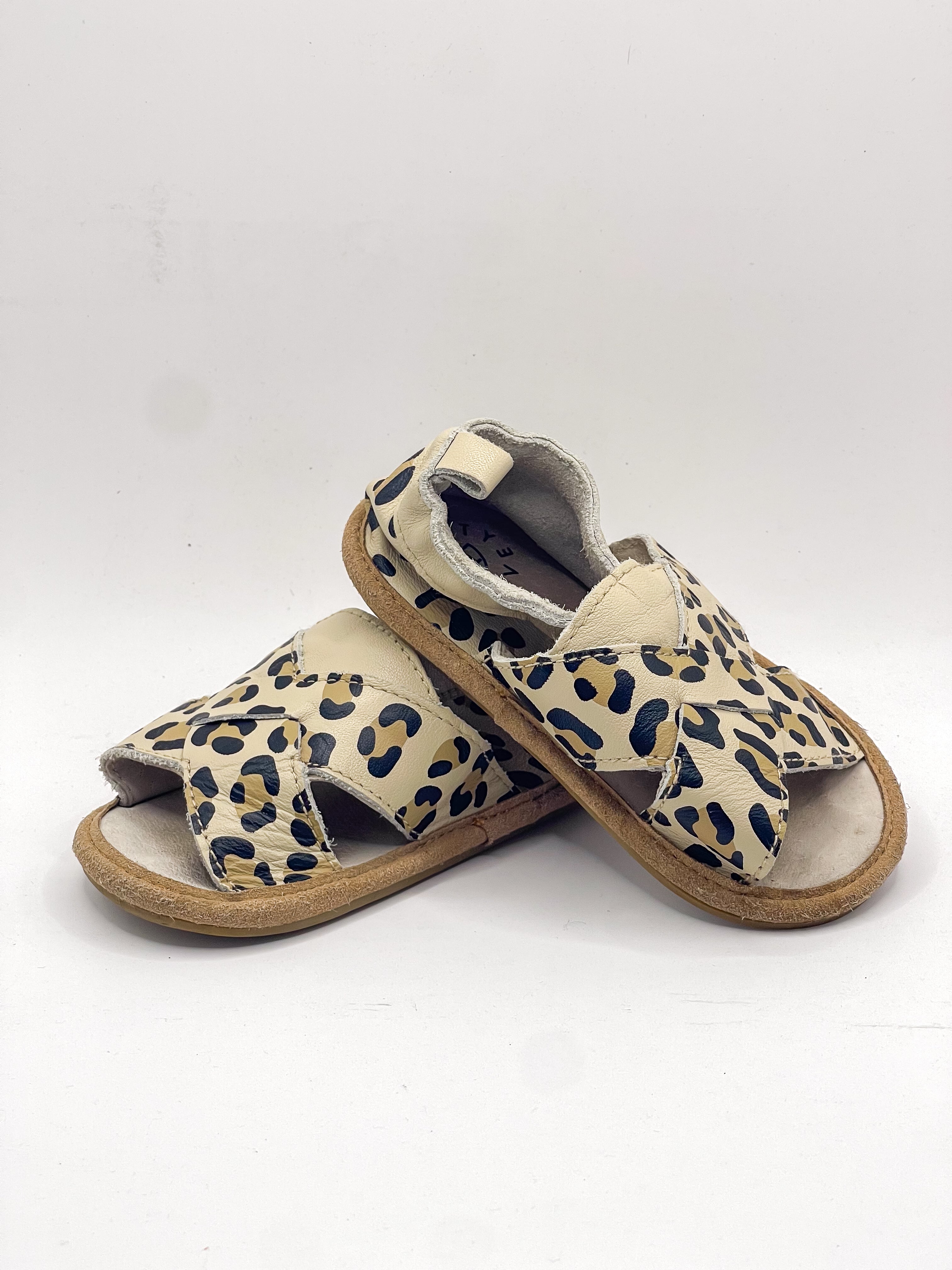 Pretty Brave cross  over sandal - leopard (16-22m)