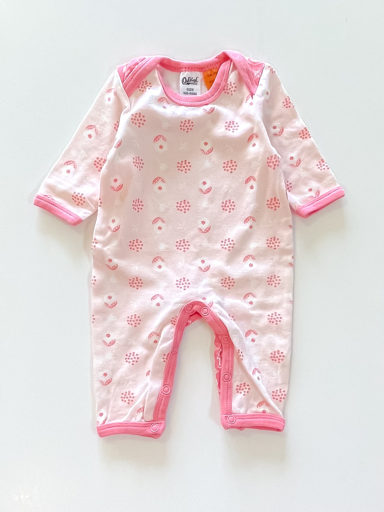 OshKosh floral onesie (newborn)