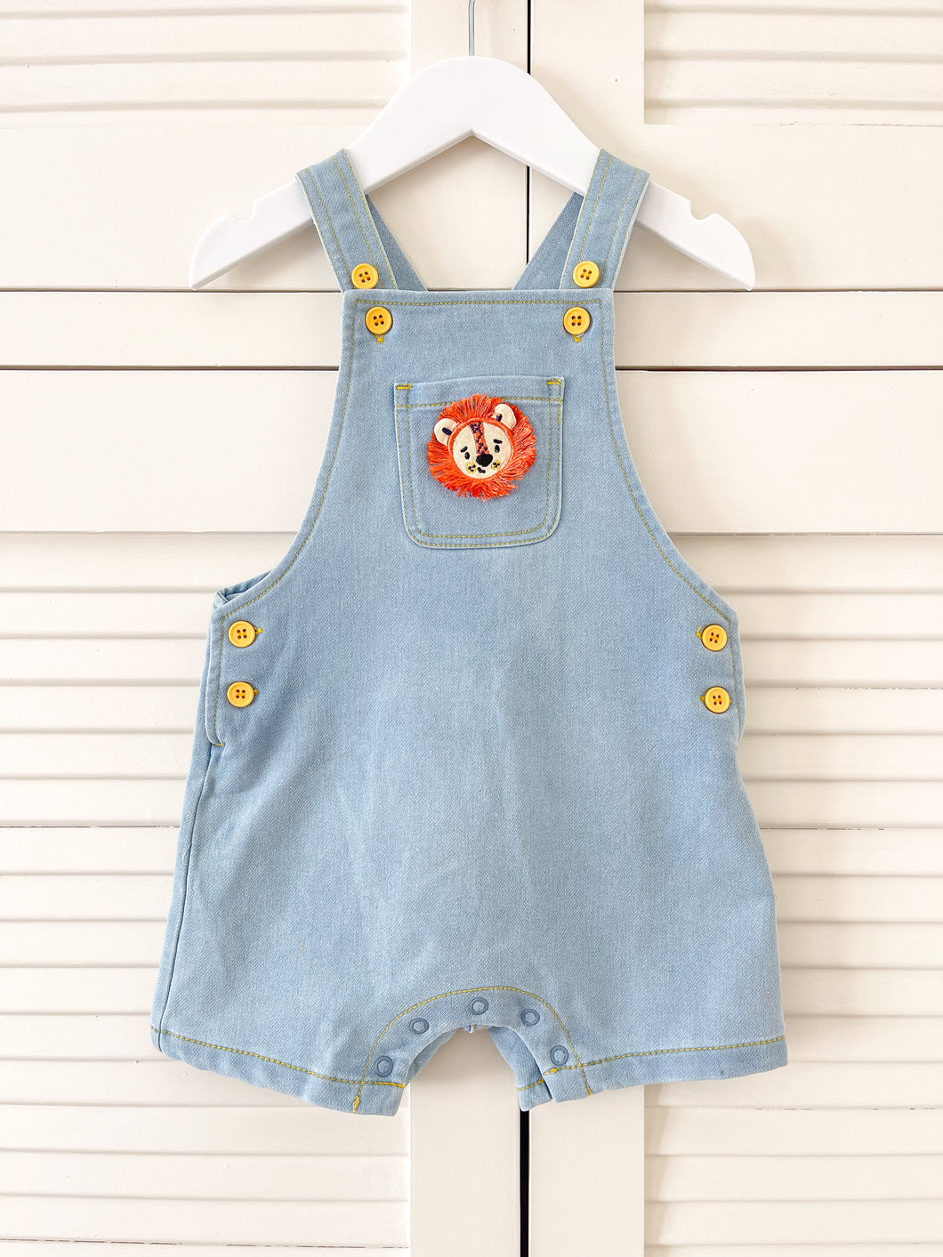 Seed rainbow chambray dress (8-10y)