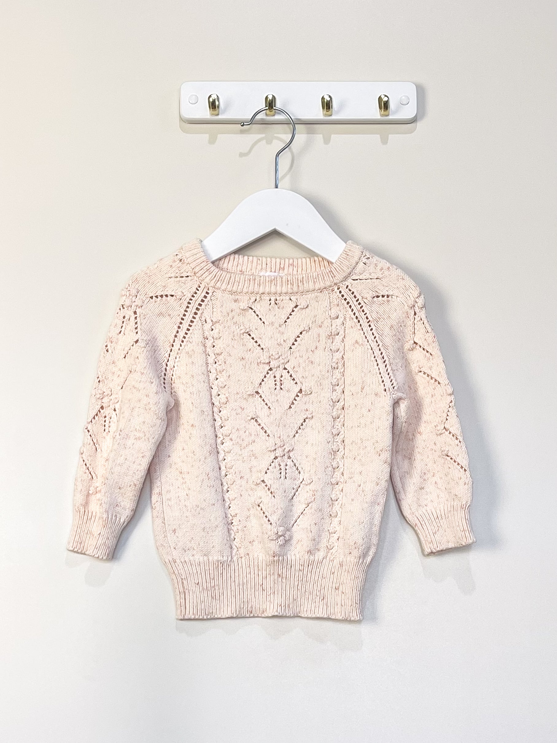Jamie Kay katie knit - apricot fleck (2y)