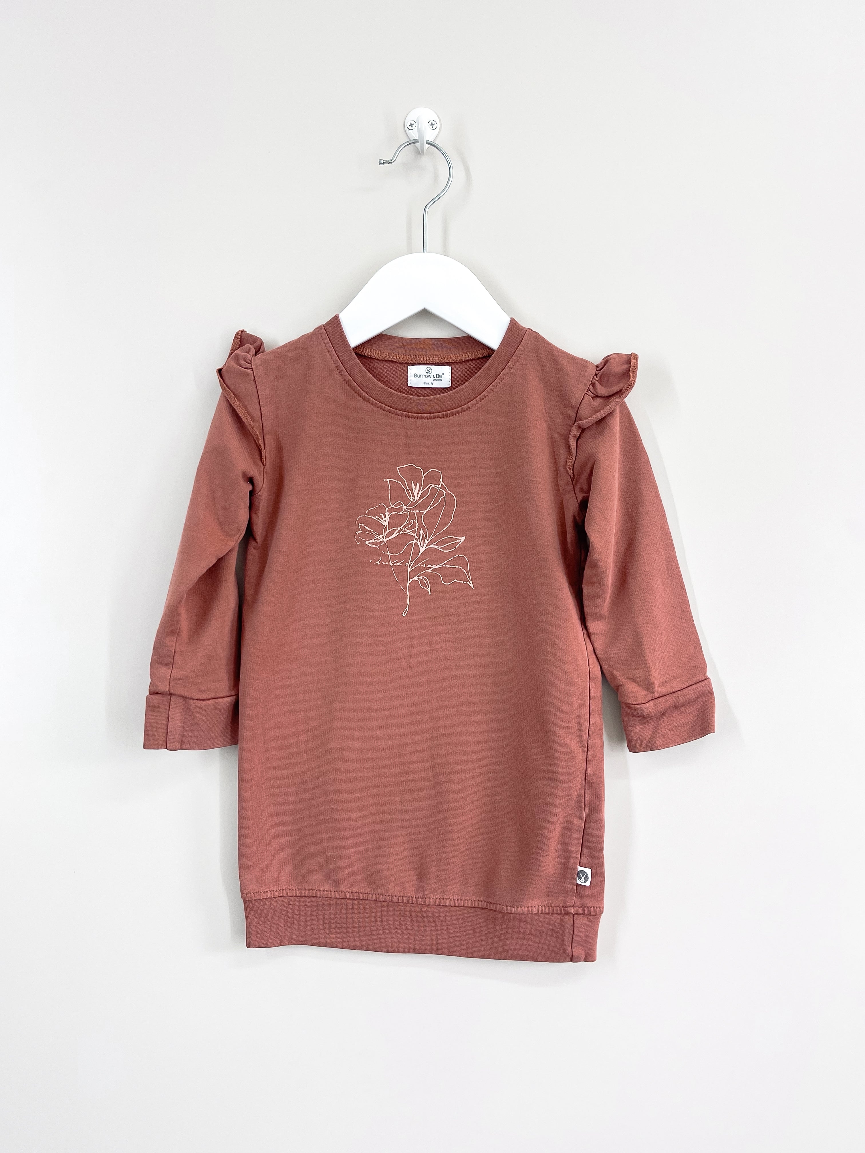 Burrow & Be organic wild & free isla dress (1y)