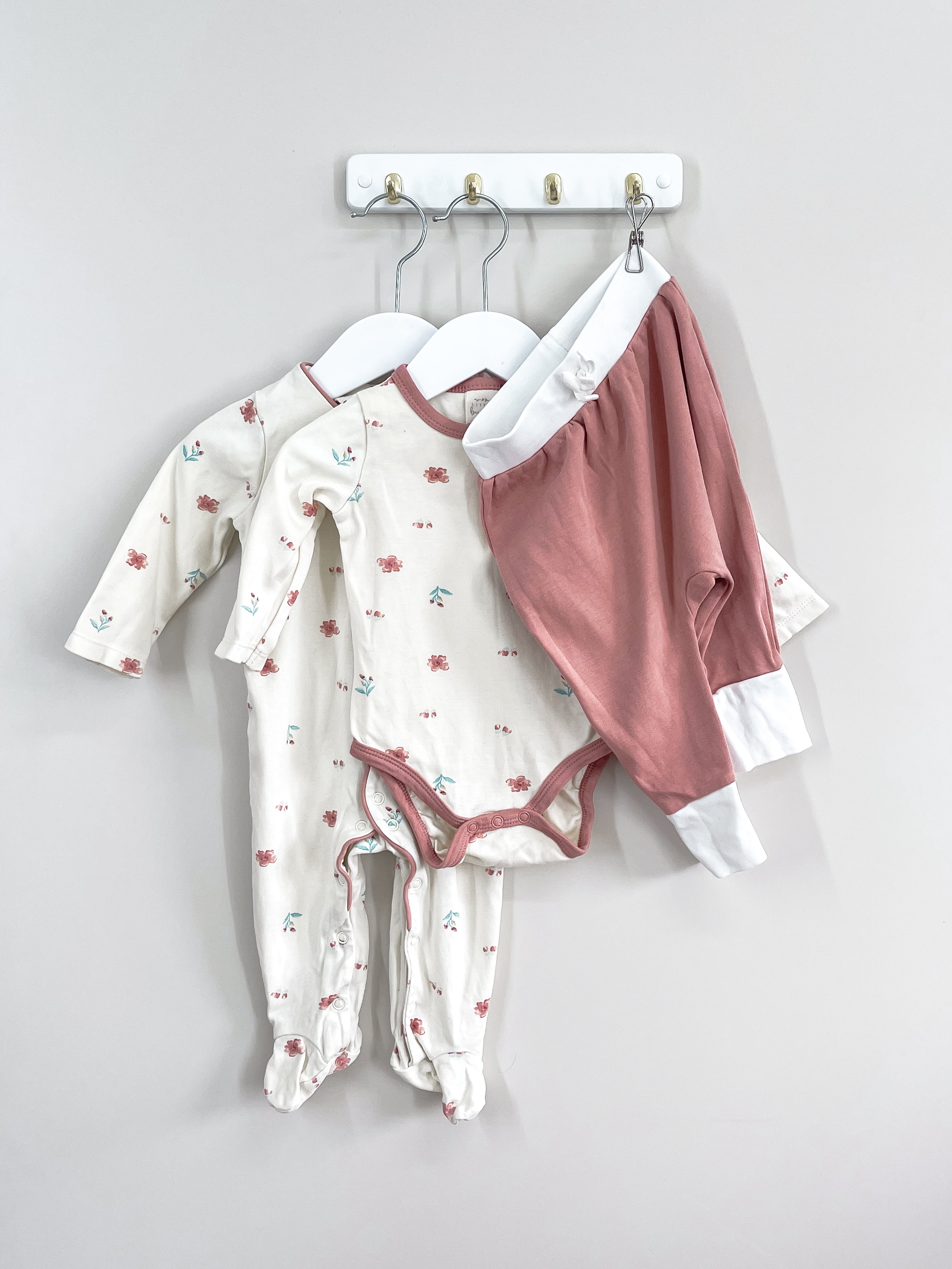 Little Bundle floral 3 piece set (3-6m)