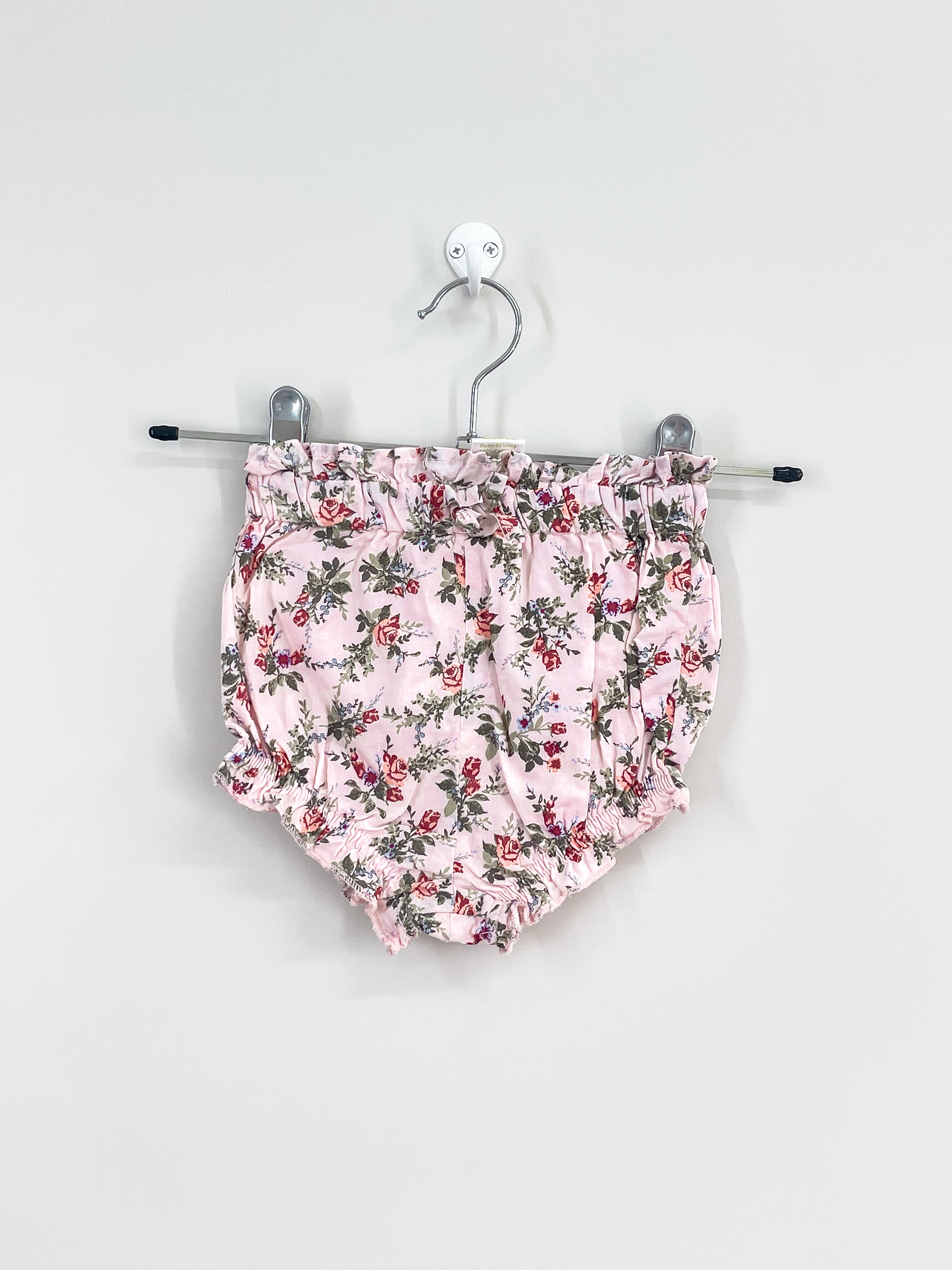 Little Bundle paper bag floral bloomers (3-6m)