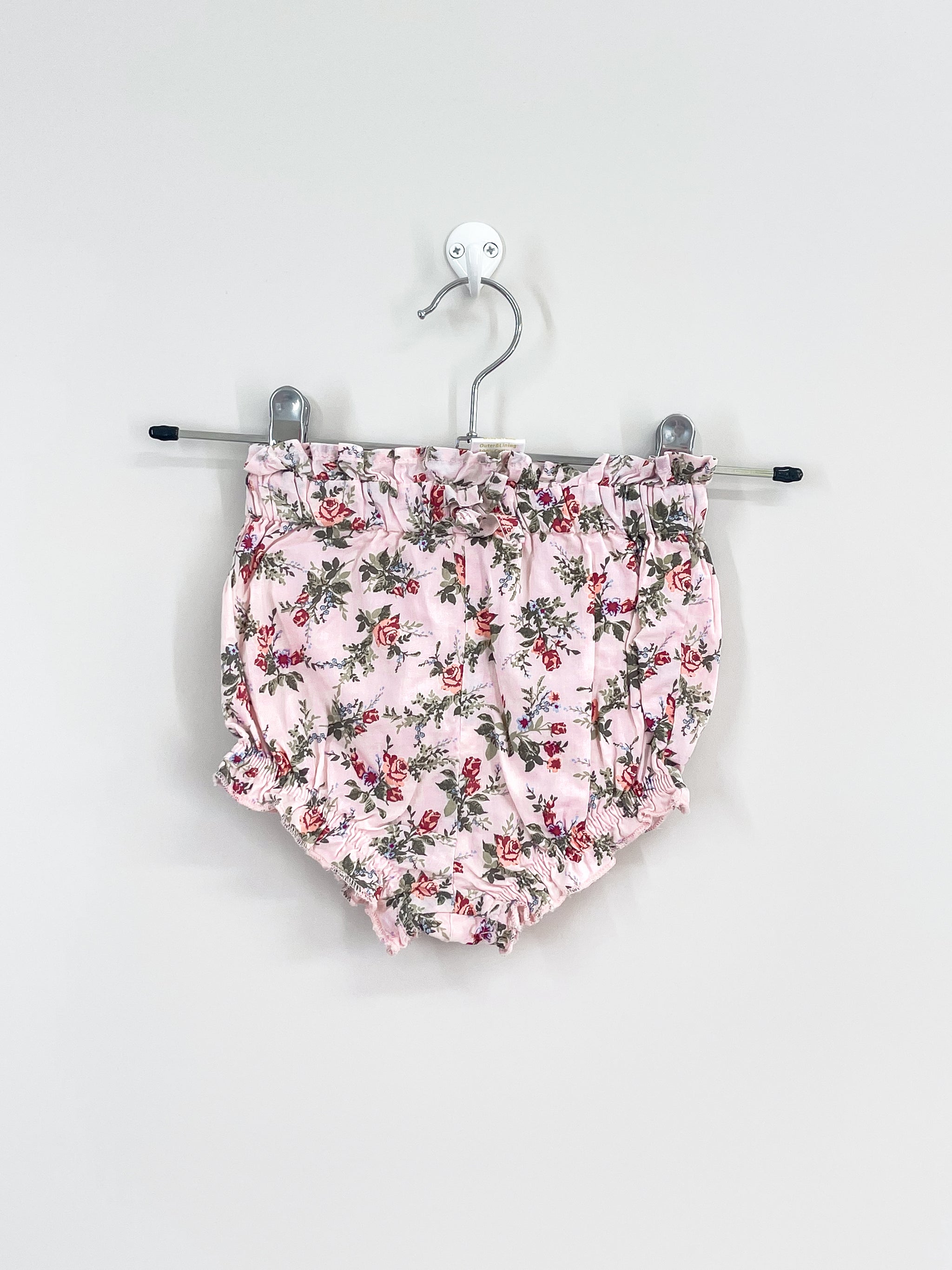 Little Bundle paper bag floral bloomers (3-6m)
