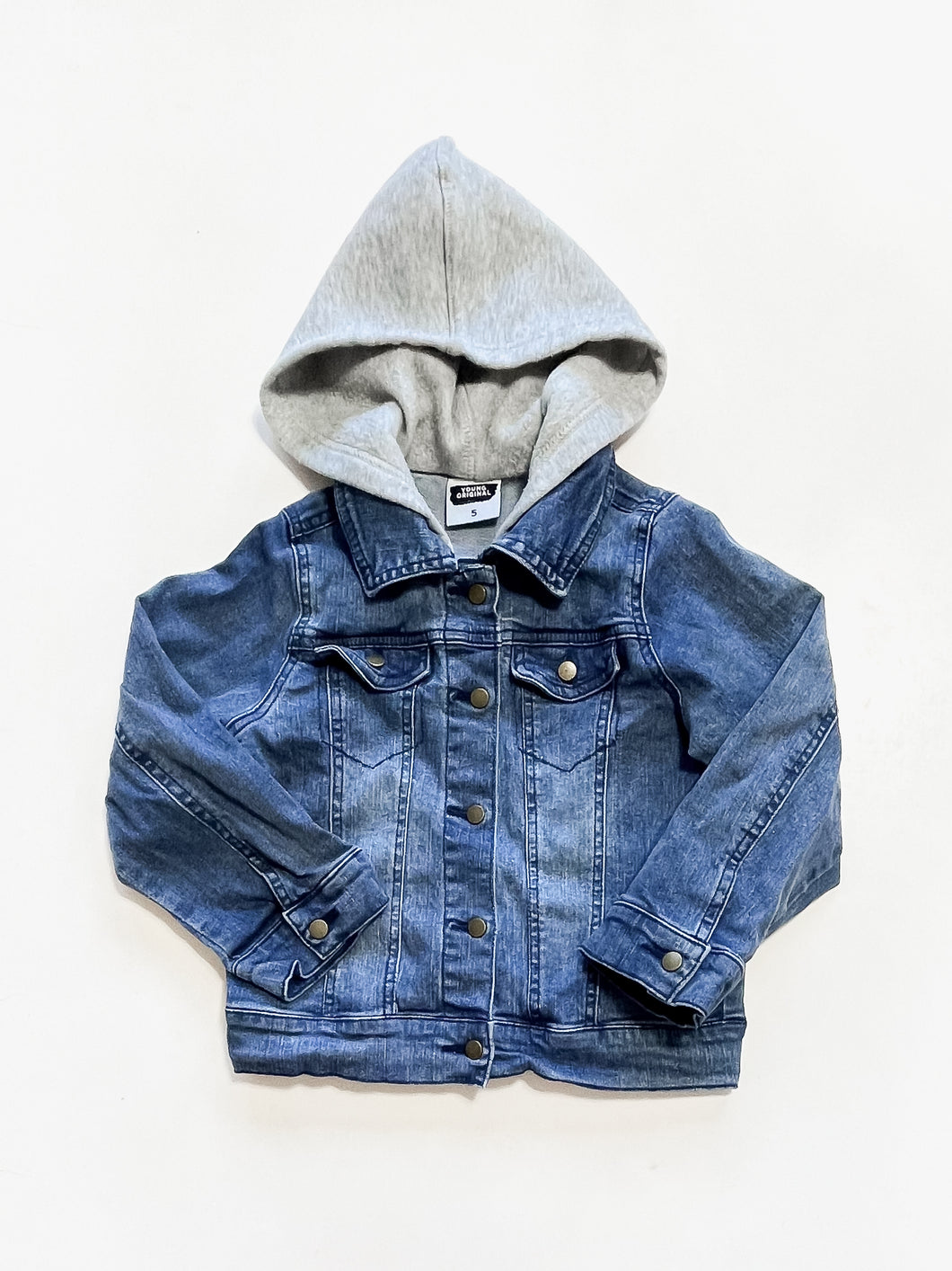 Classic hooded denim jacket (5y)