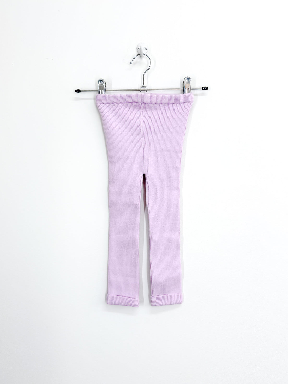 Ziggy Lou organic knit rib leggings (3y)