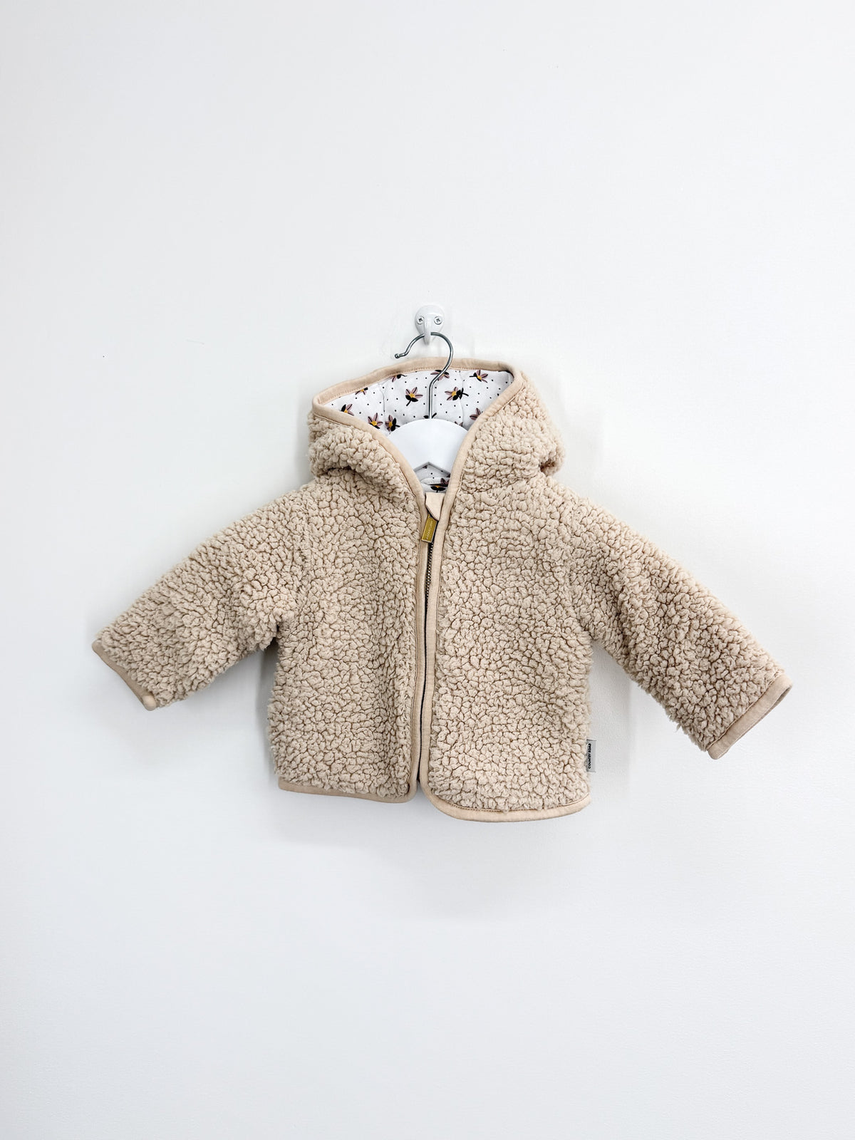 Country Road sherpa hooded zip jacket (3-6m)