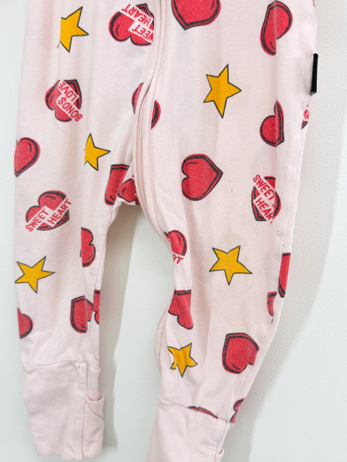 Bonds wondersuit - sweet heart (3-6m)