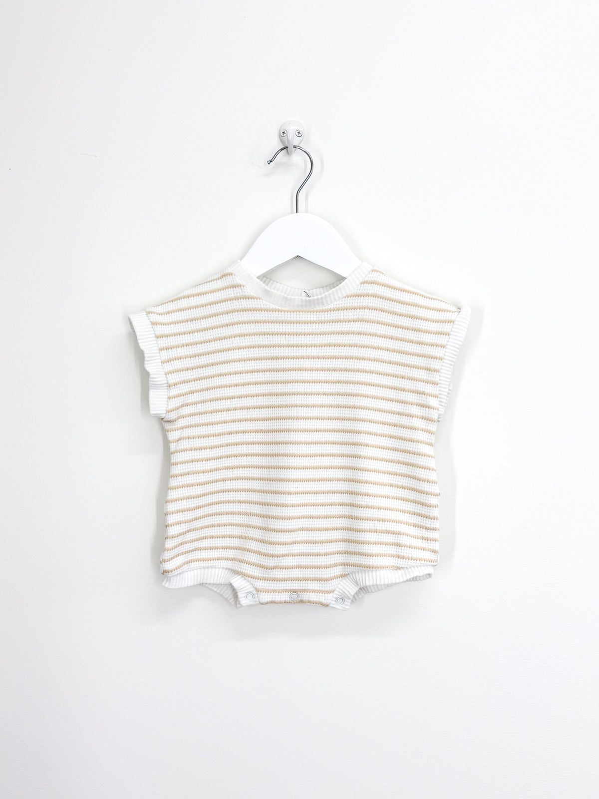 Maki The Label striped waffle romper (3-6m)