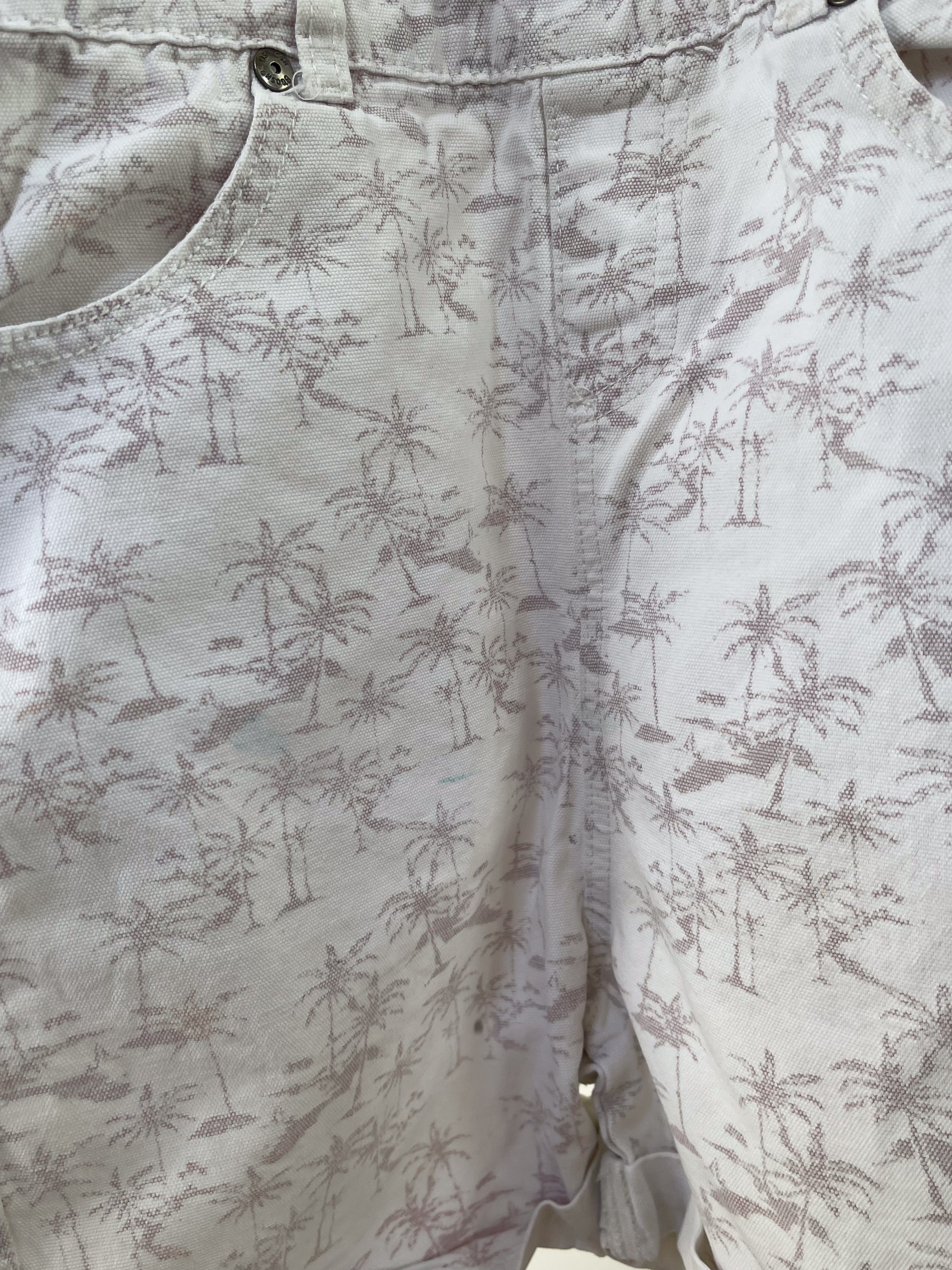 OshKosh denim palm tree shortalls (9-10y)