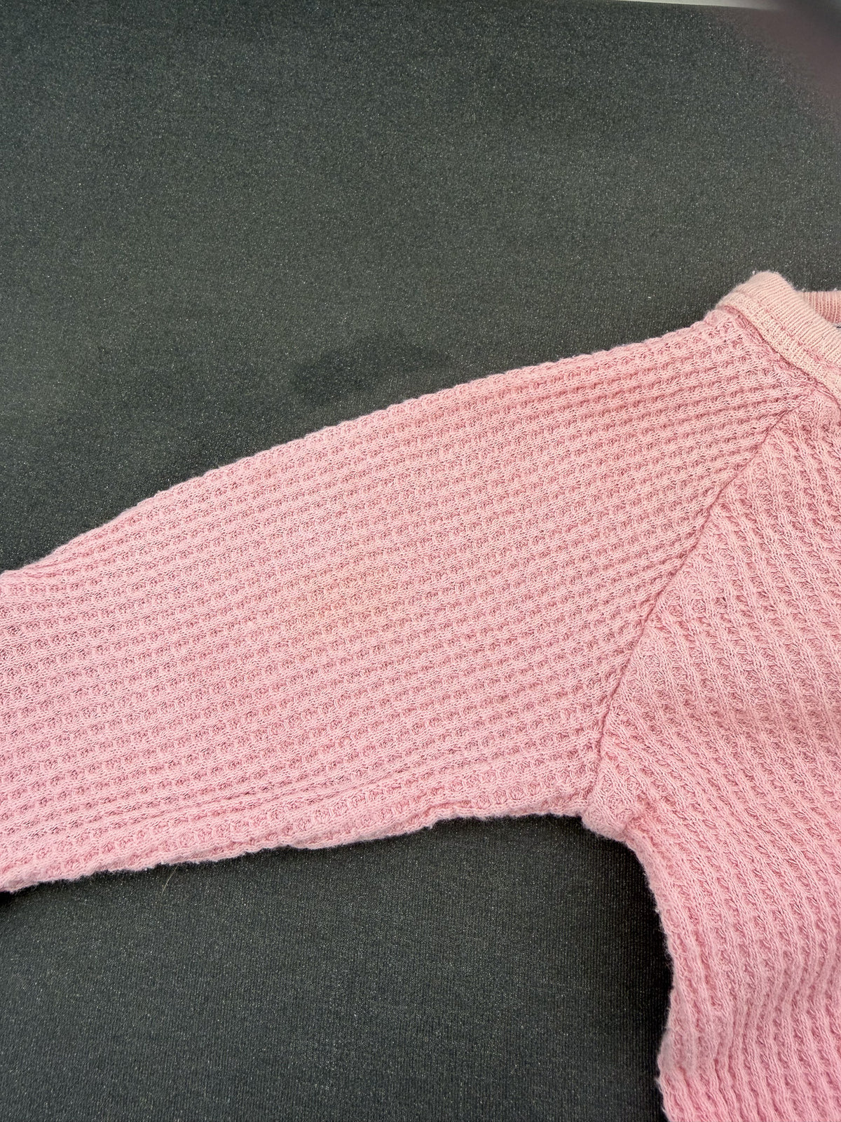 Bonds re-loved waffle suit - pink (0-3m)