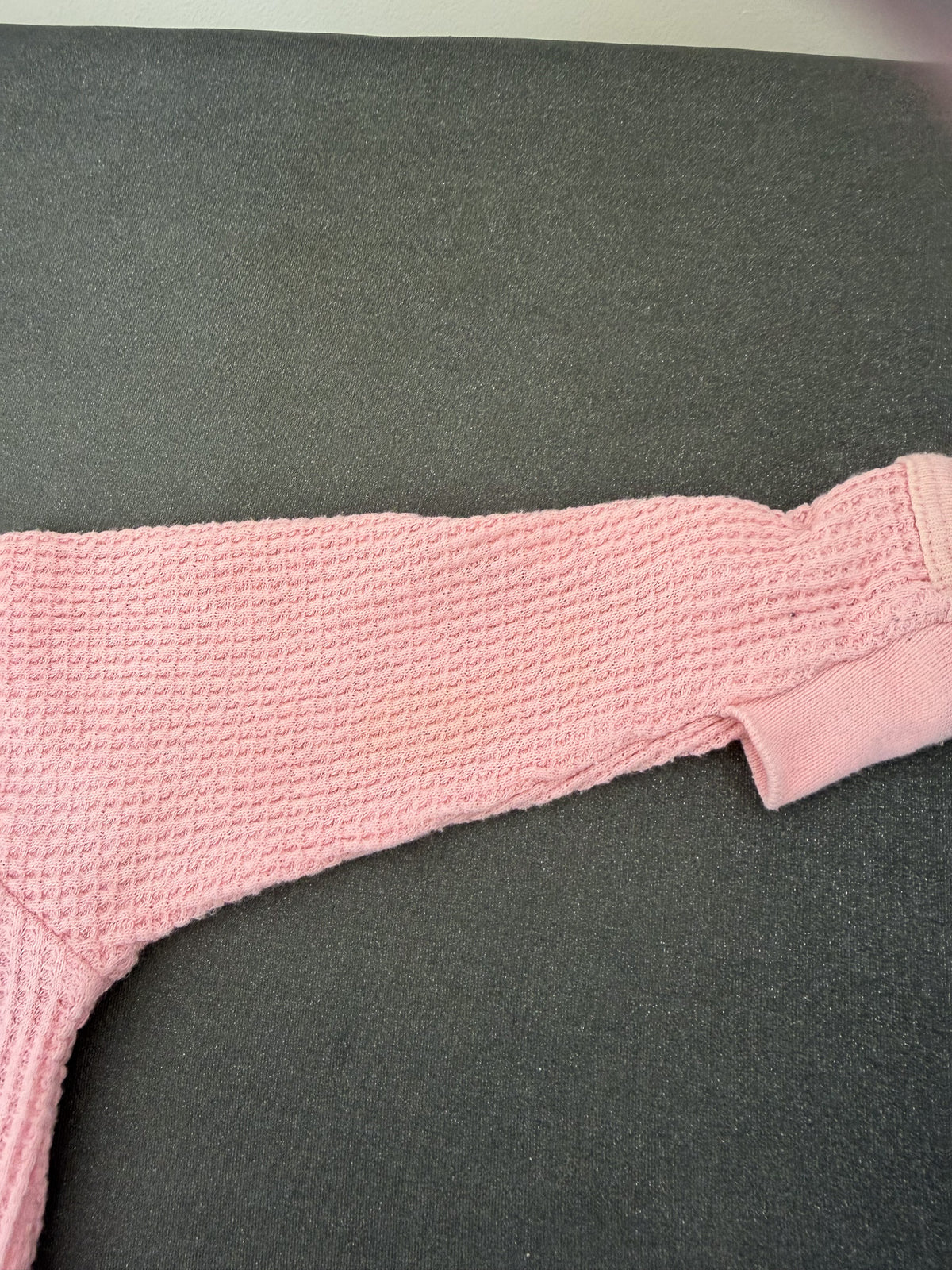 Bonds re-loved waffle suit - pink (0-3m)