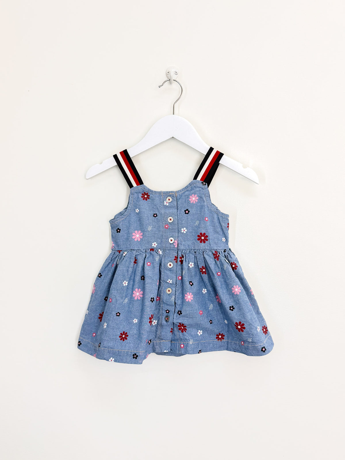 Tommy Hilfiger chambray floral dress (4y)