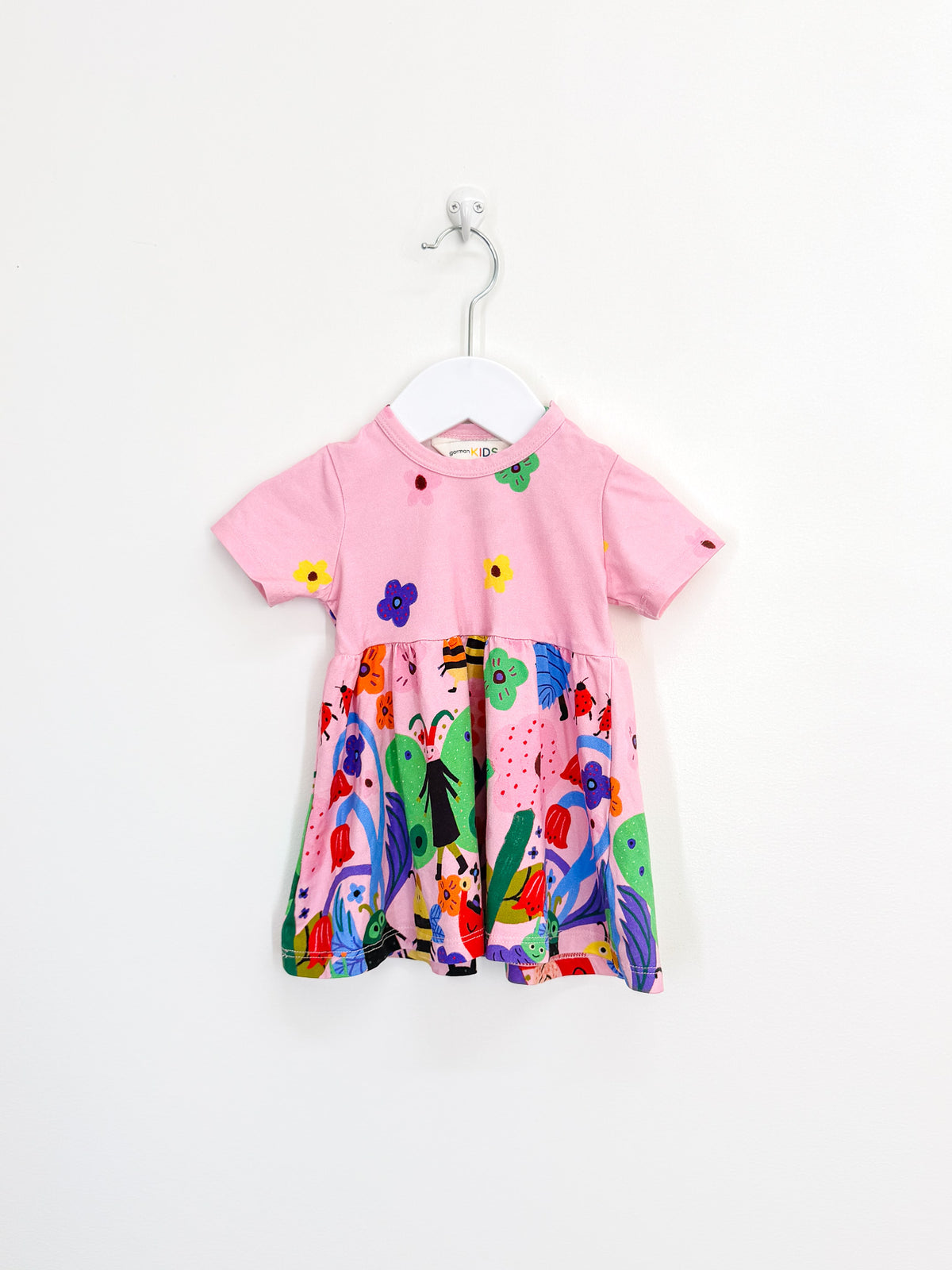 Gorman organic short sleeve garden dress (0-3m)
