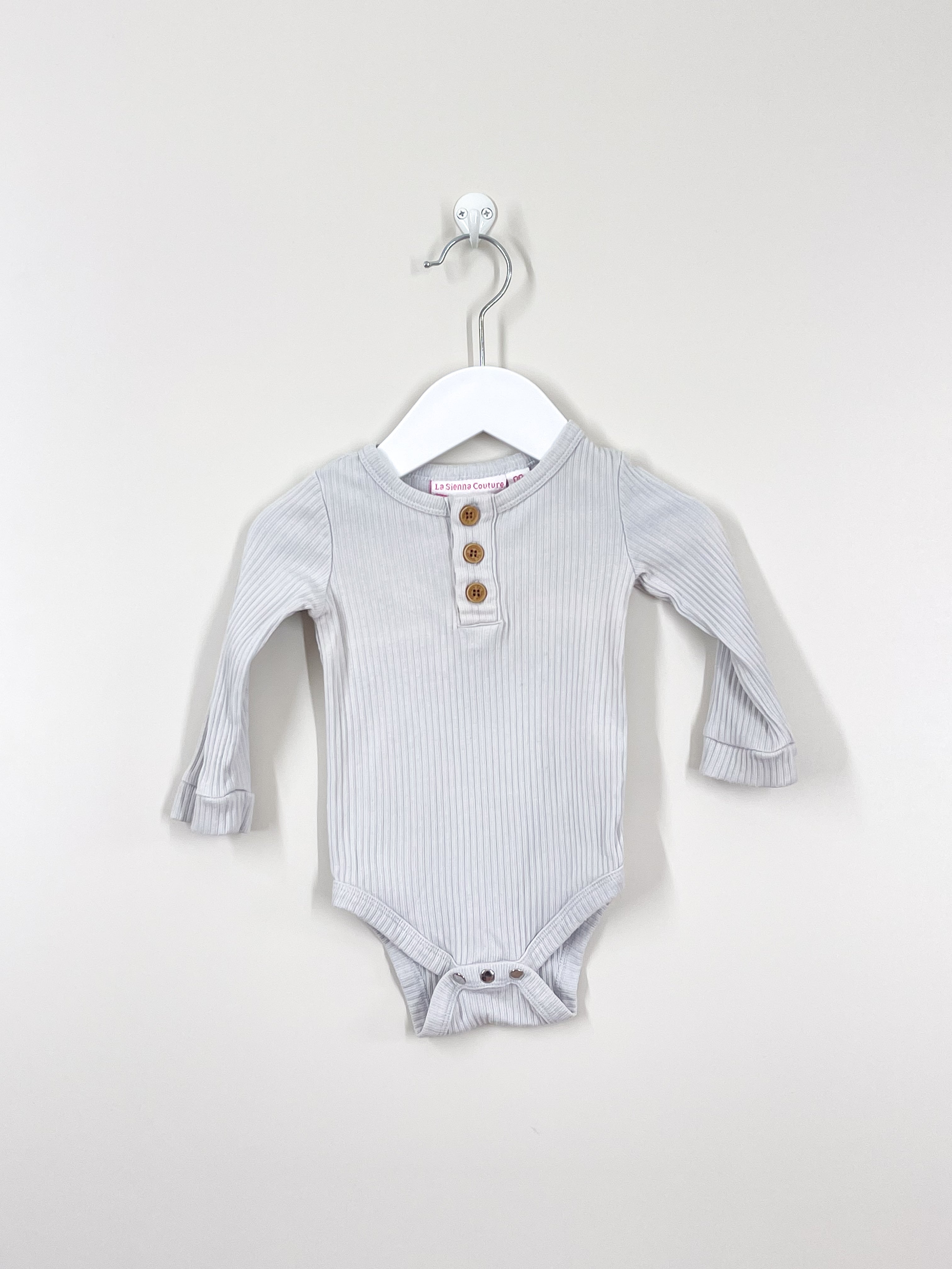 La Sienna rib cozy bodysuit (3-6m)