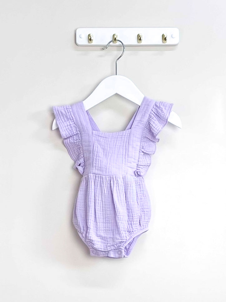 Hello Poppet organic dakota romper (0-3m)