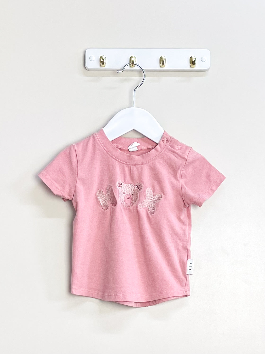 Hux organic bear tee (6-12m)