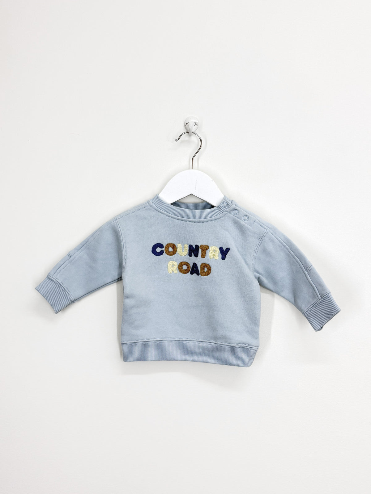 Country Road contrast boucle sweatshirt (3-6m)