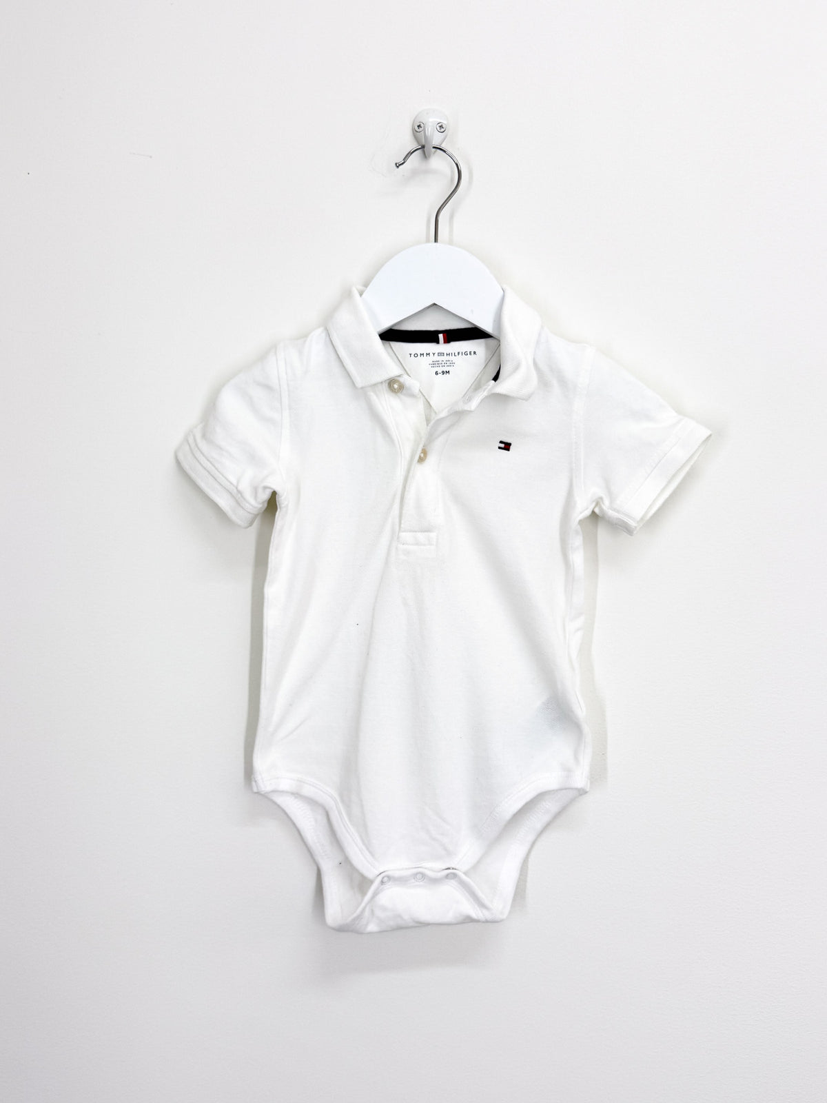 Tommy Hilfiger polo bodysuit (6-9m)