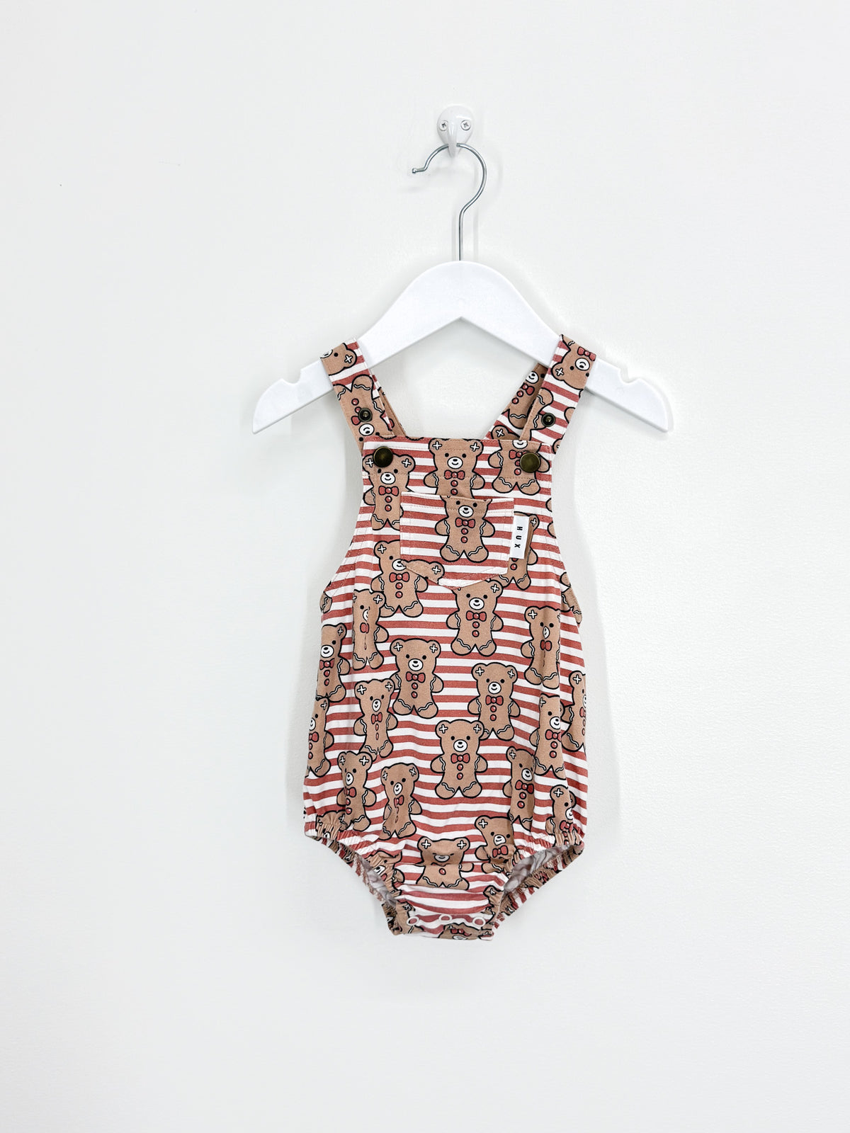 🎄 Hux organic gingerbread hux bubble onesie (6-12m)