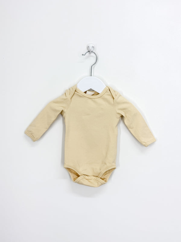 Little Bundle essentials long sleeve envelope bodysuit (0-3m)