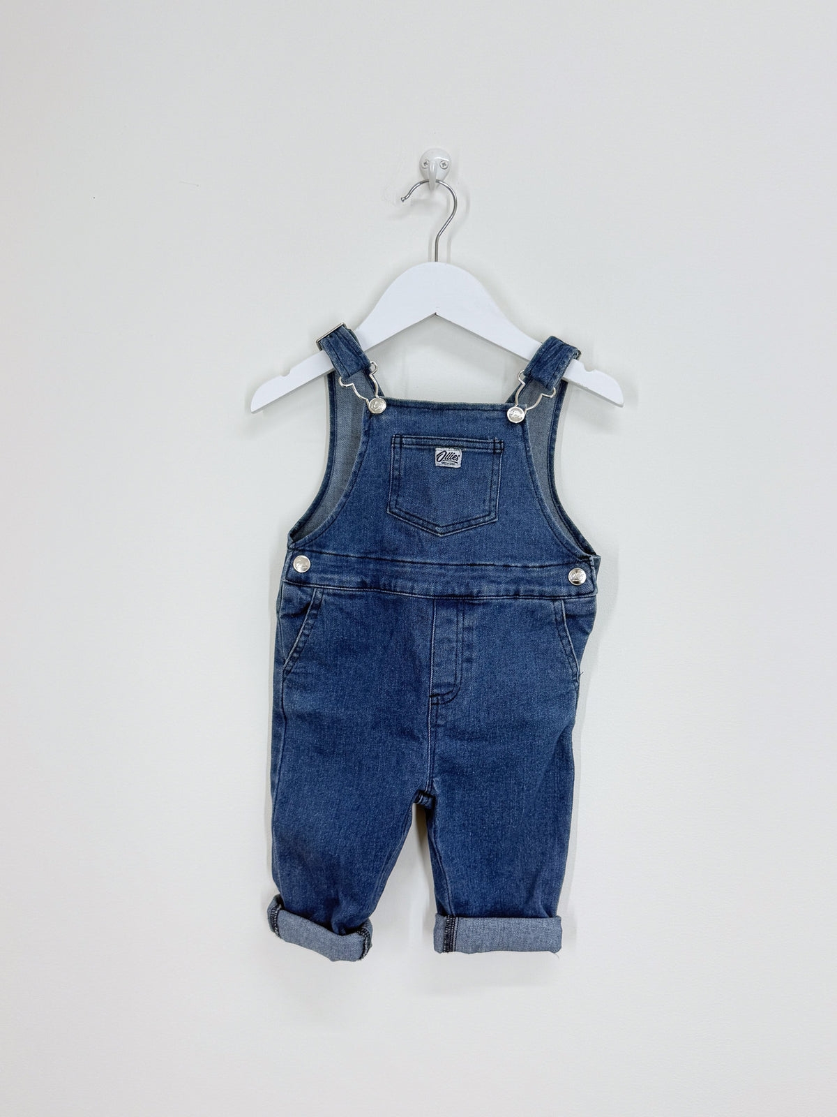 Ollies Place denim overalls (6-12m)