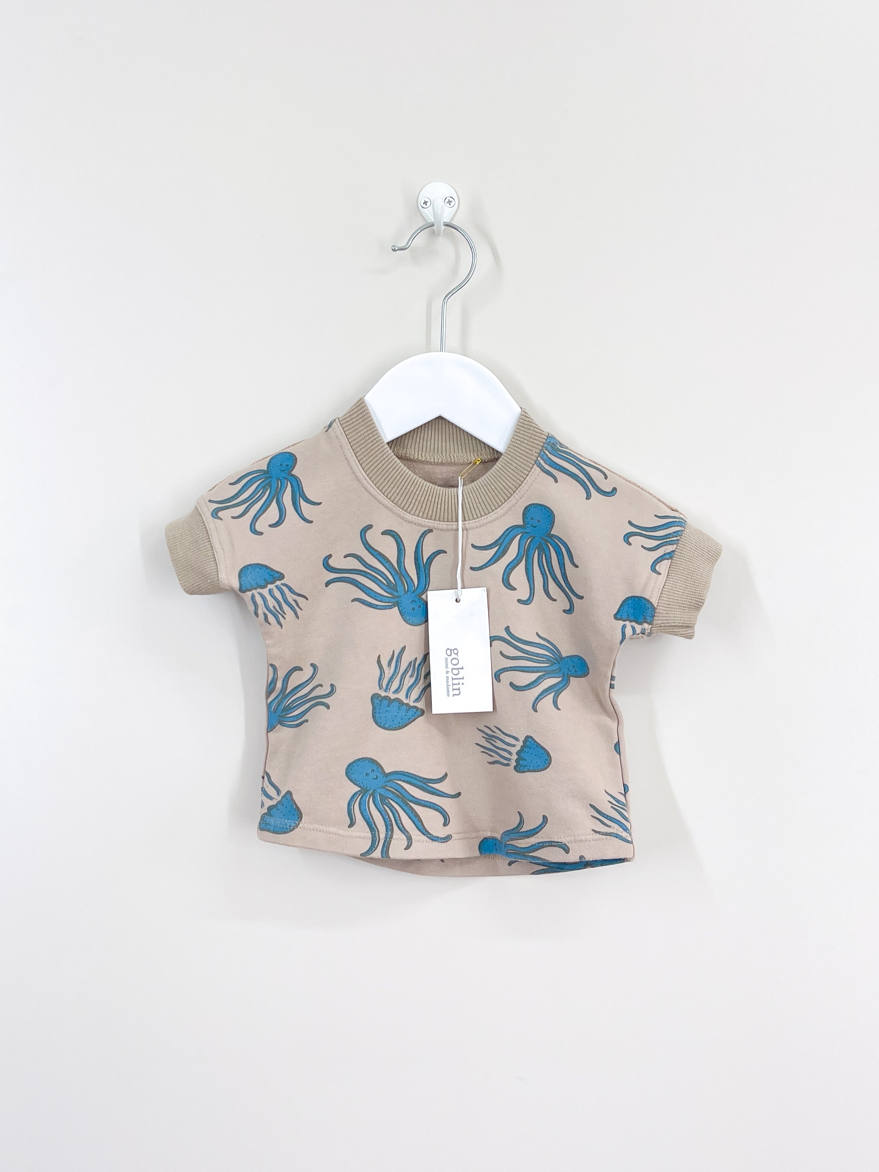 BNWT Goblin under the sea terry tee (0-3m)