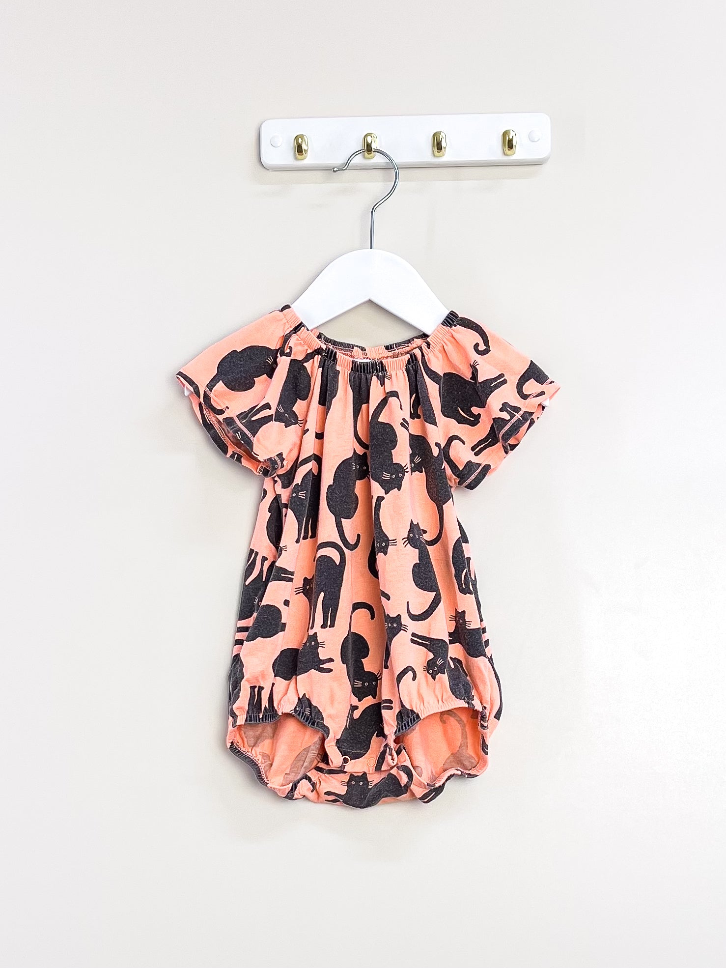Bonds bubblesuit - cats (6-12m)