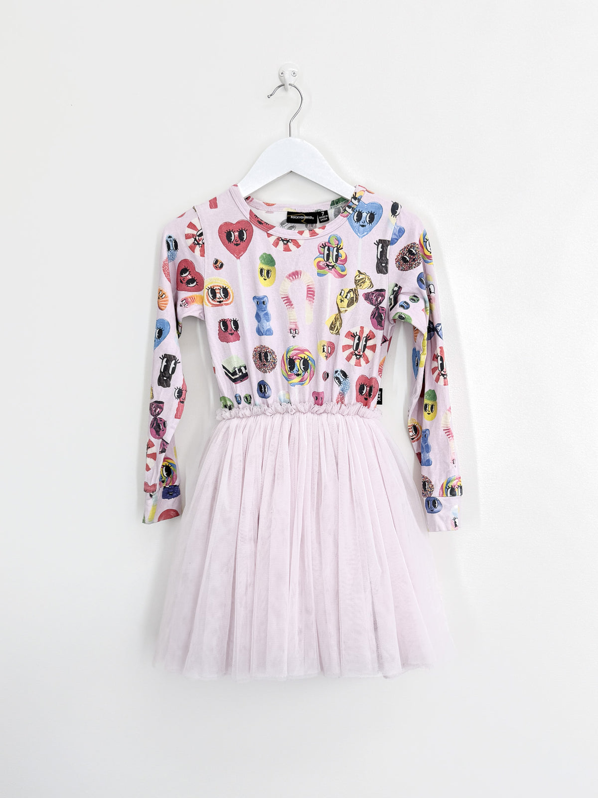 Rock Your Kid candyland circus dress (7y)