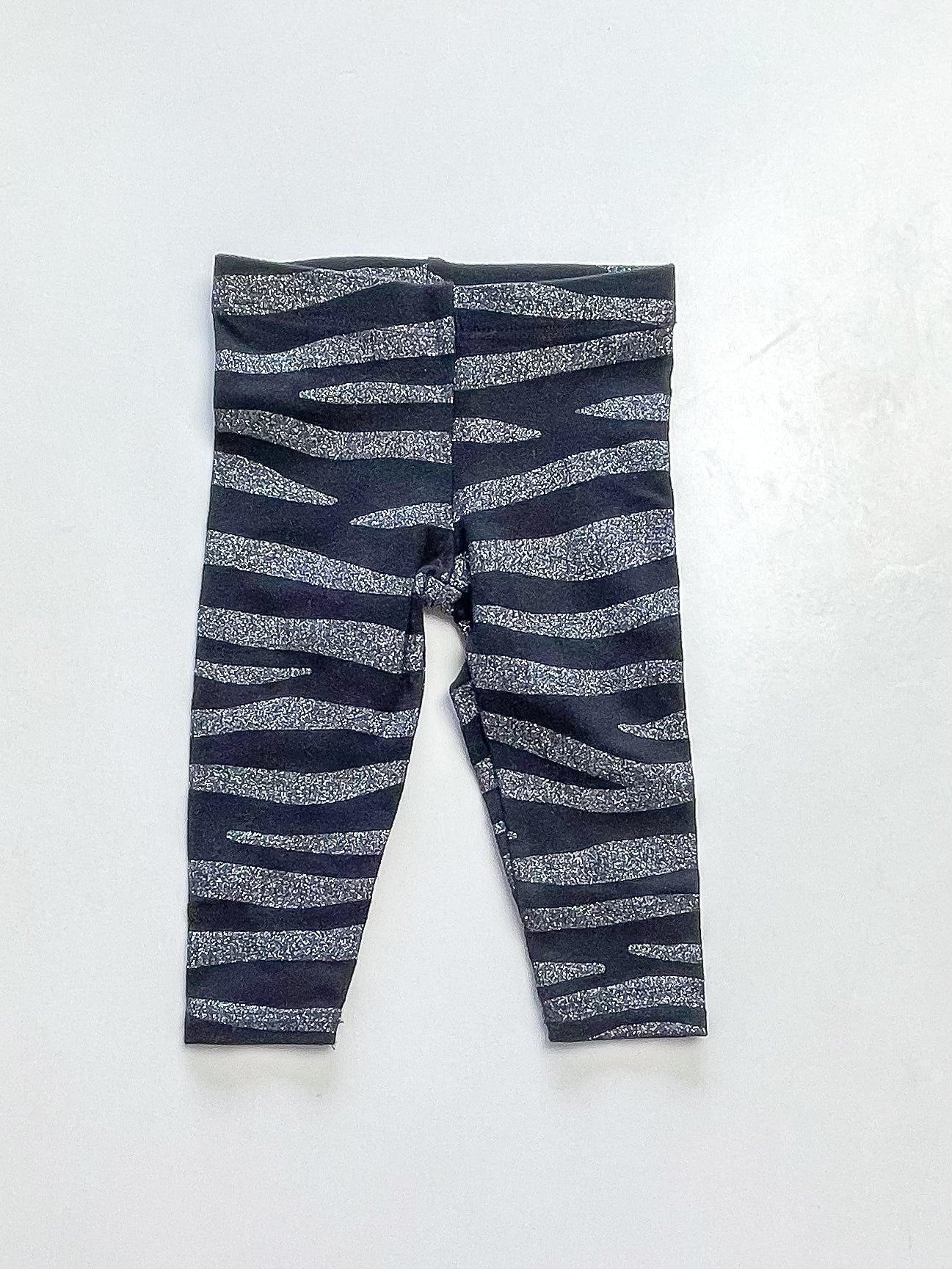 Country Road zebra glitter leggings (0-3m)