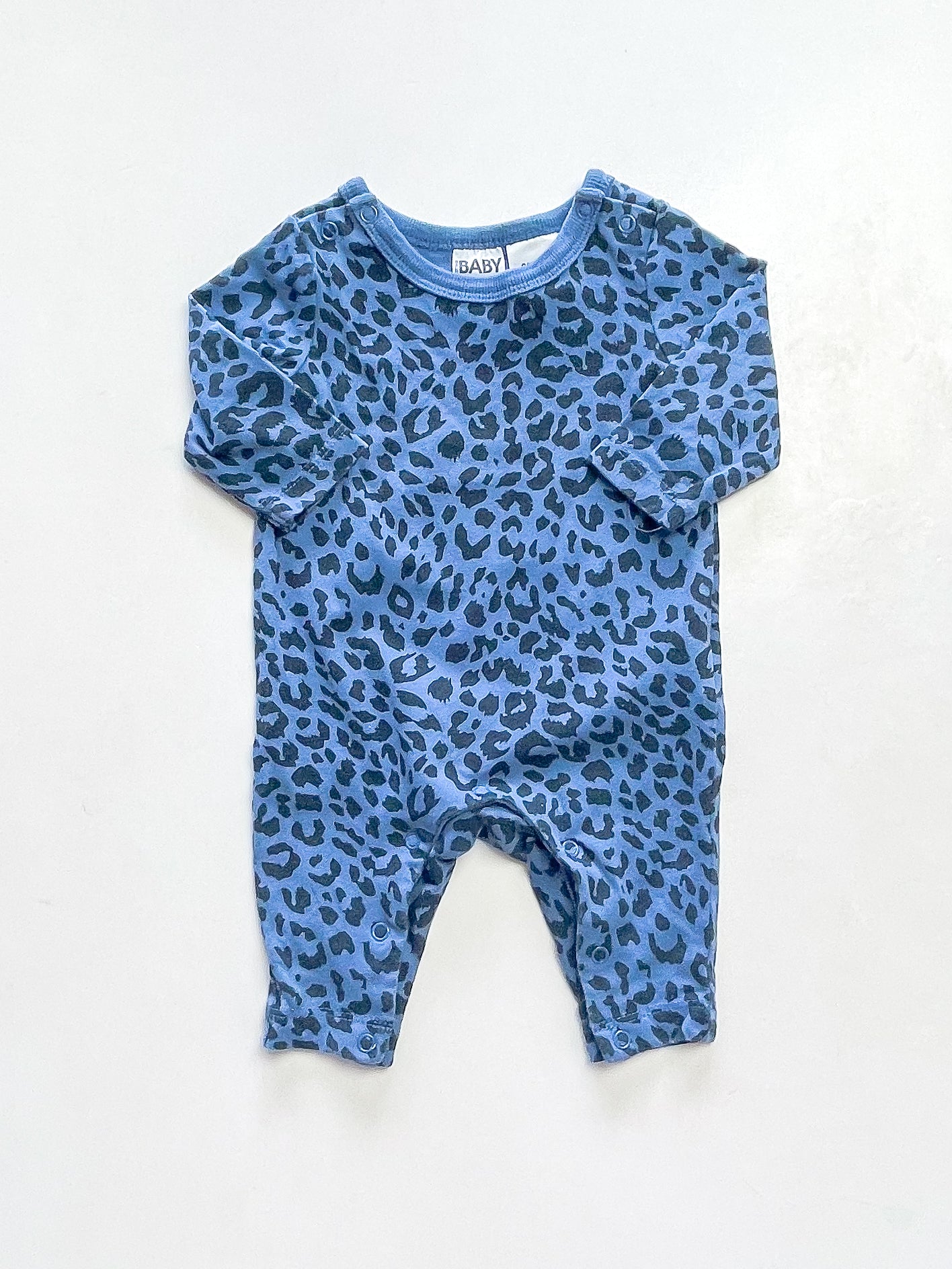 Cotton On Kids leopard onesie (newborn)